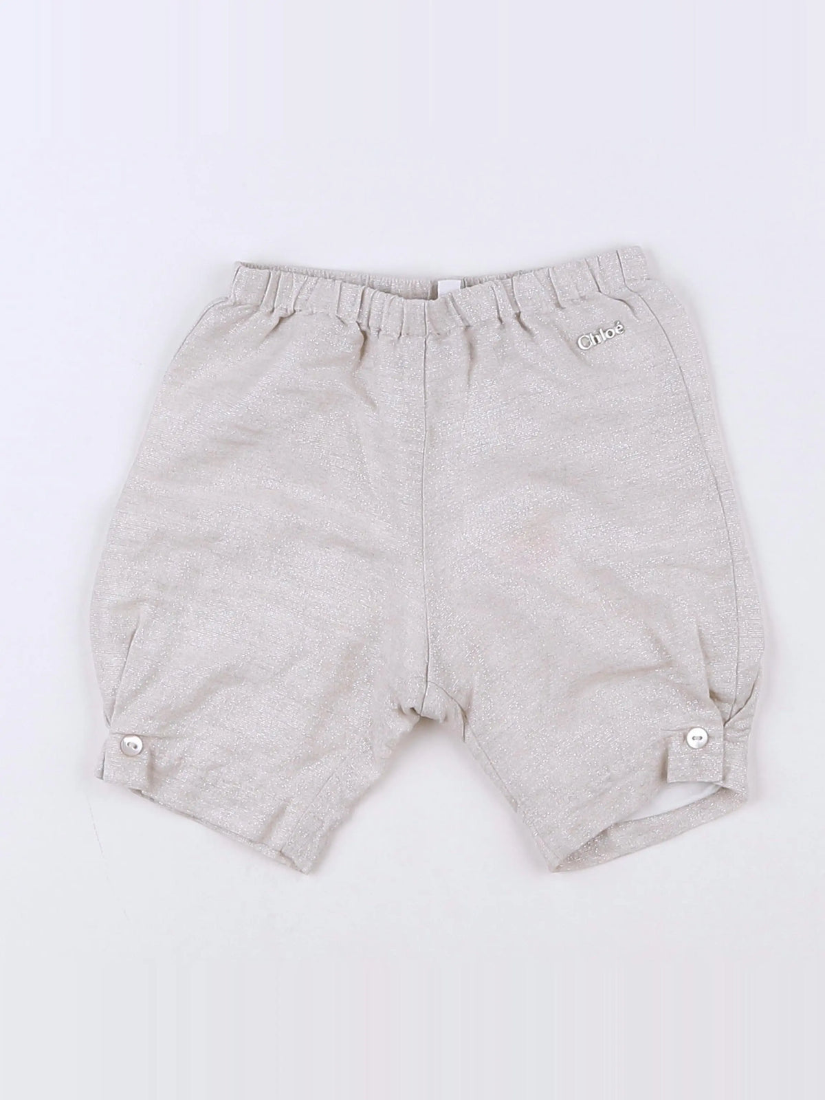 Chloé - pantalon beige, argent - 3 mois