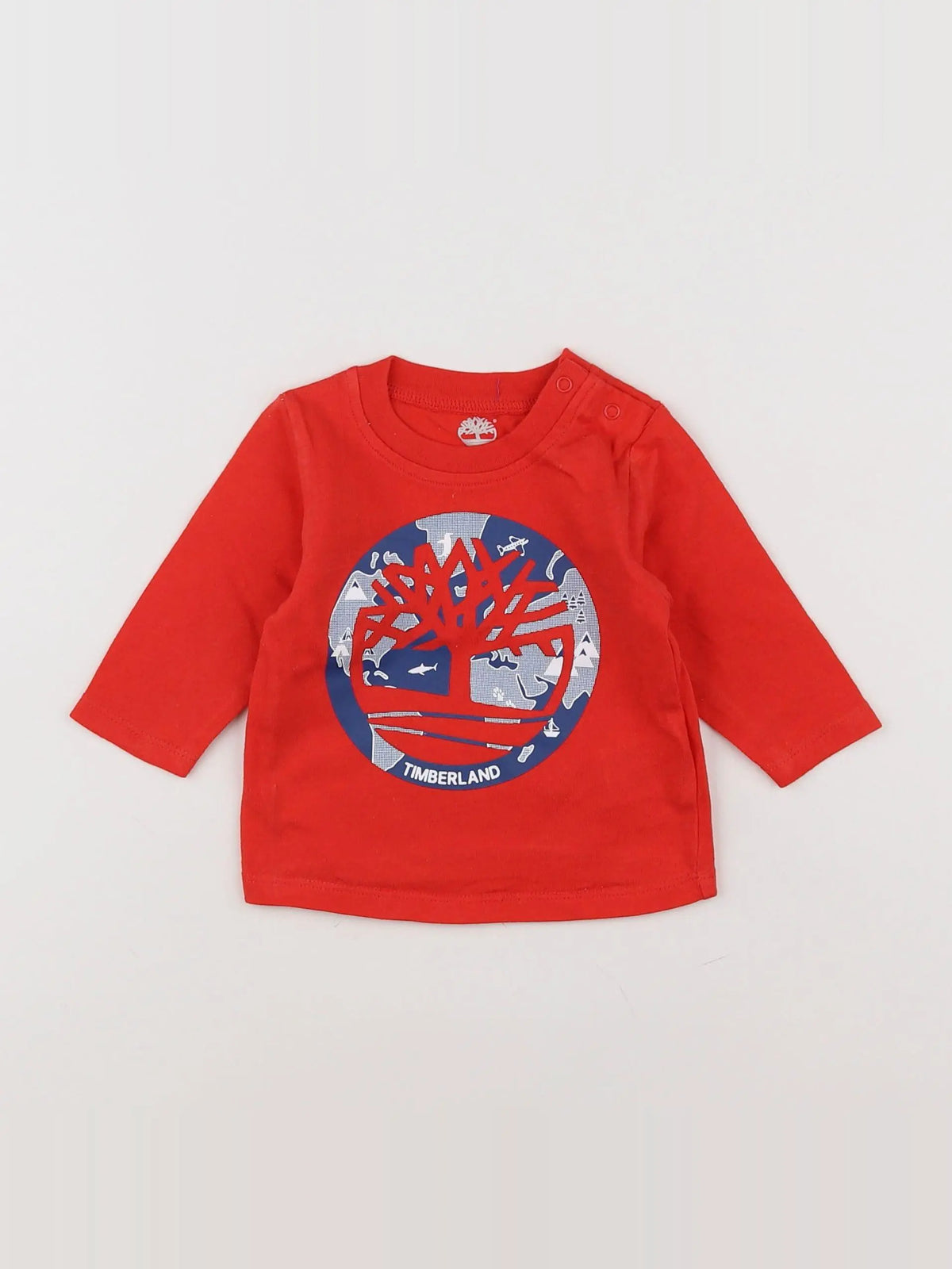 Timberland - tee-shirt rouge - 3 mois