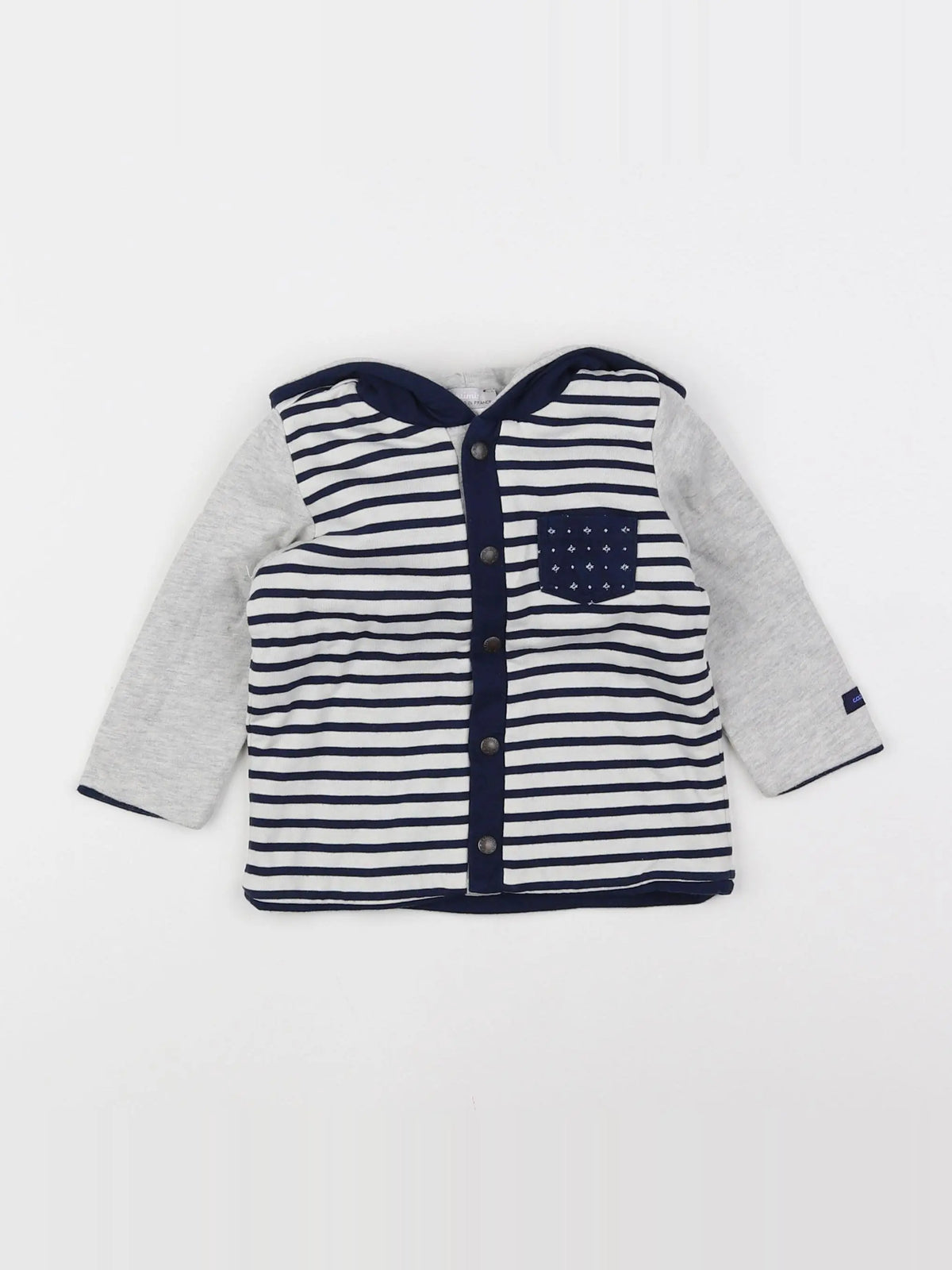 Catimini - sweat blanc - 6 mois