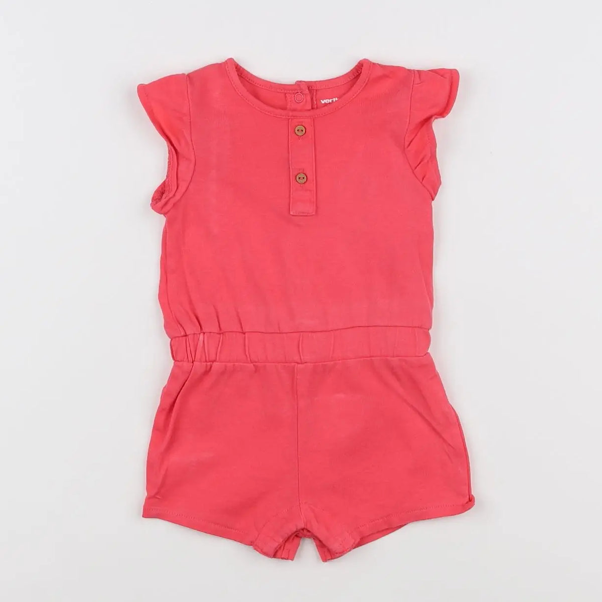 Vertbaudet - combinaison rose - 3 mois