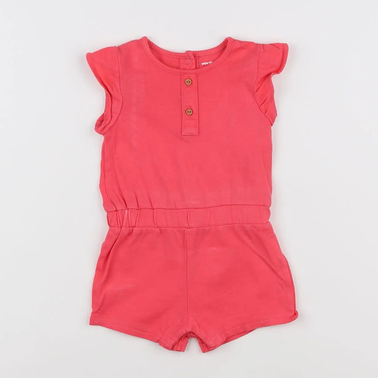 Vertbaudet - combinaison rose - 3 mois