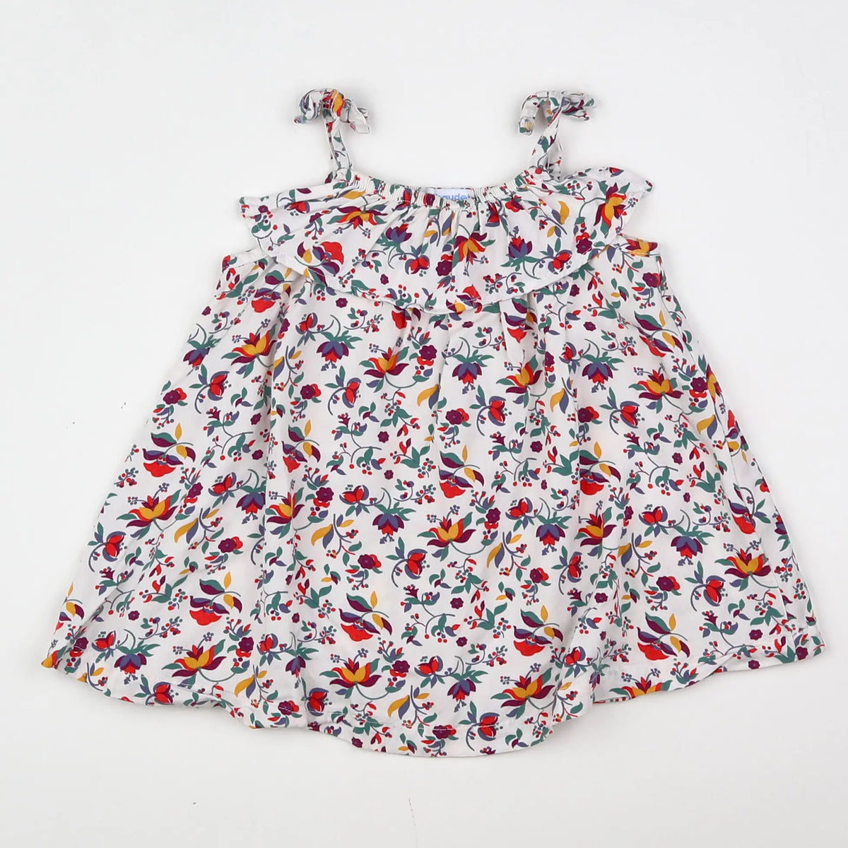 Vertbaudet - robe multicolore - 12 mois