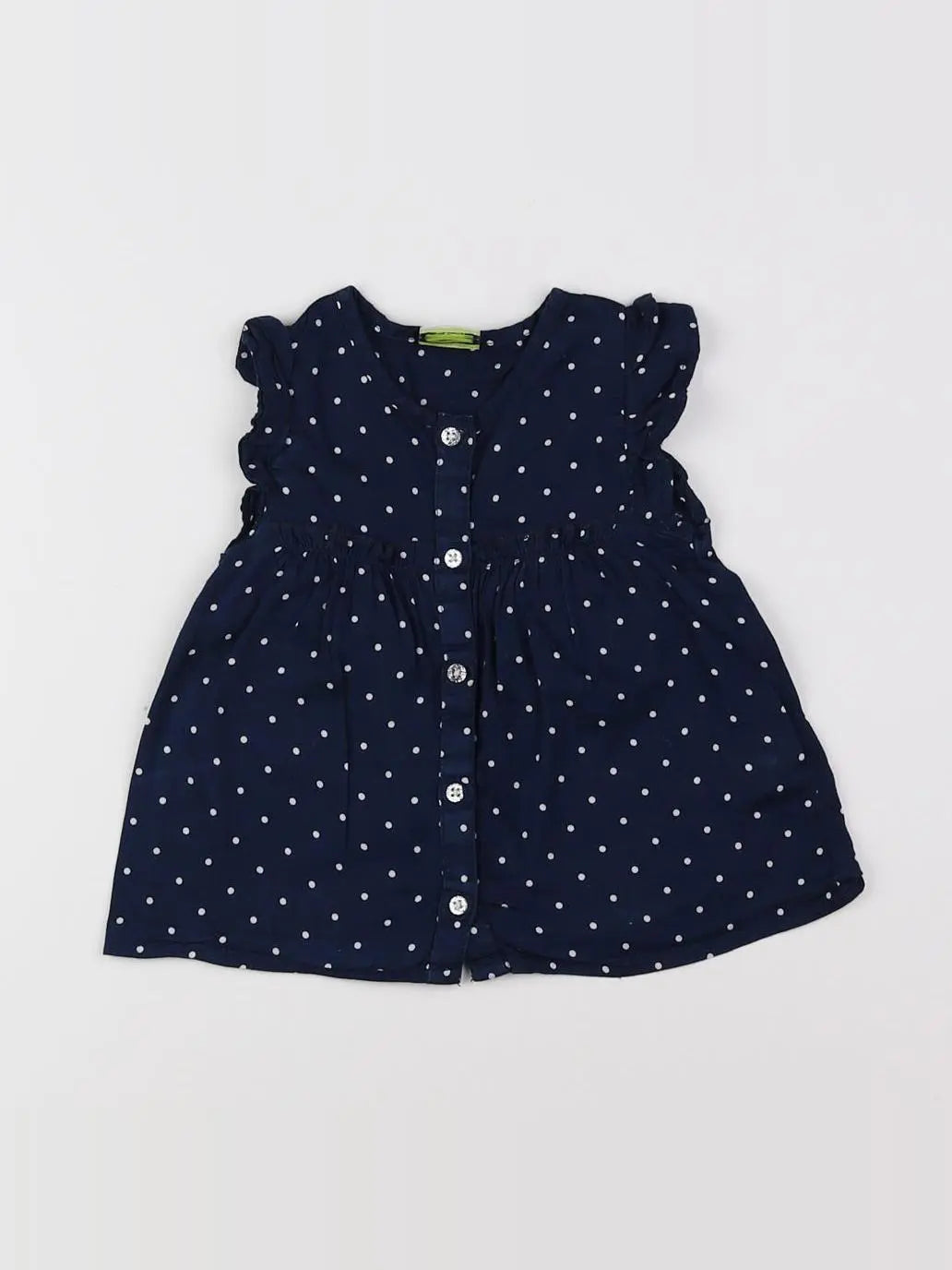 Tape à l'oeil - blouse bleu, blanc - 12 mois