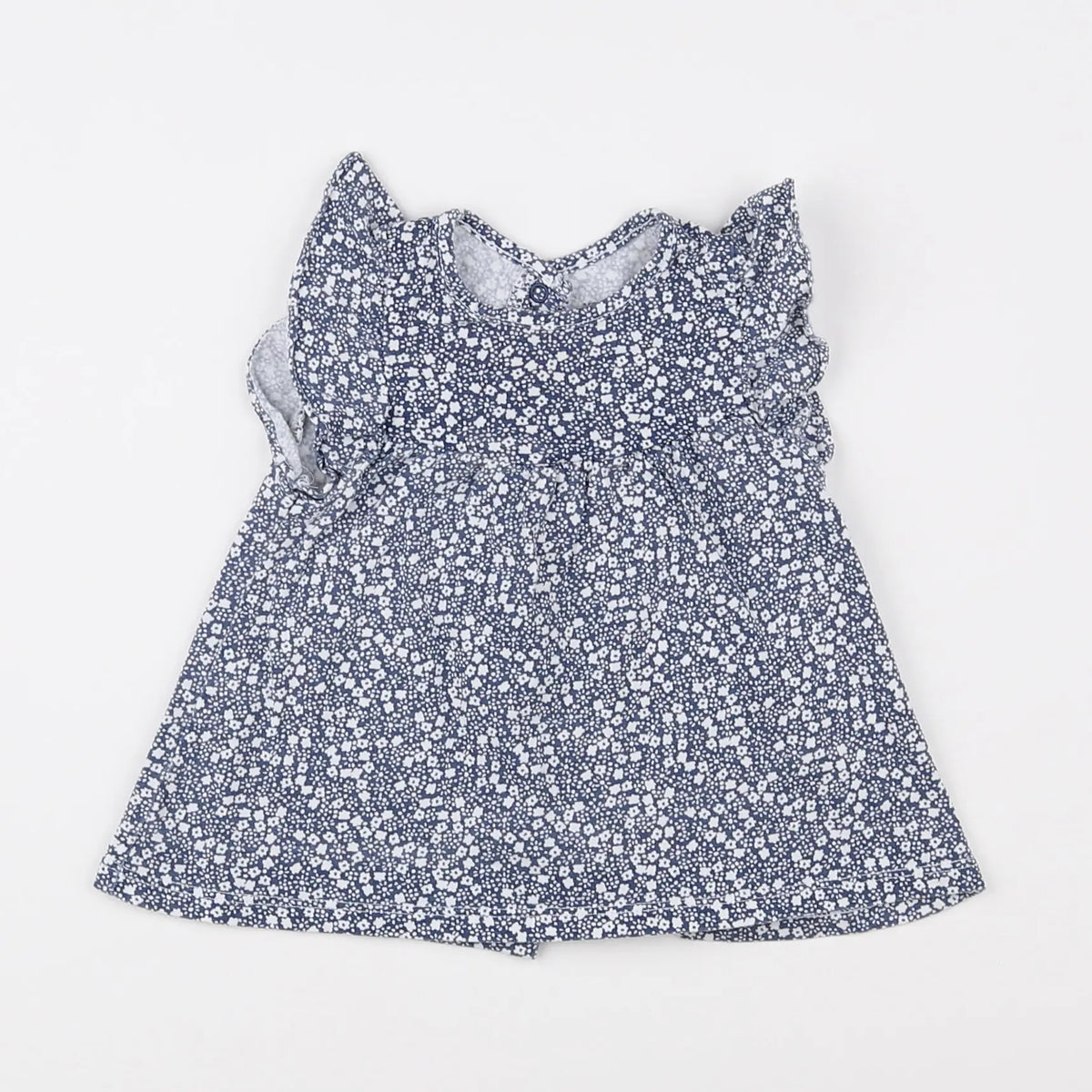 Vertbaudet - robe bleu - 9 mois