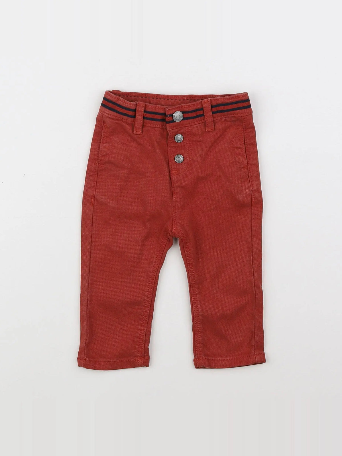 Tape à l'oeil - pantalon orange - 6 mois
