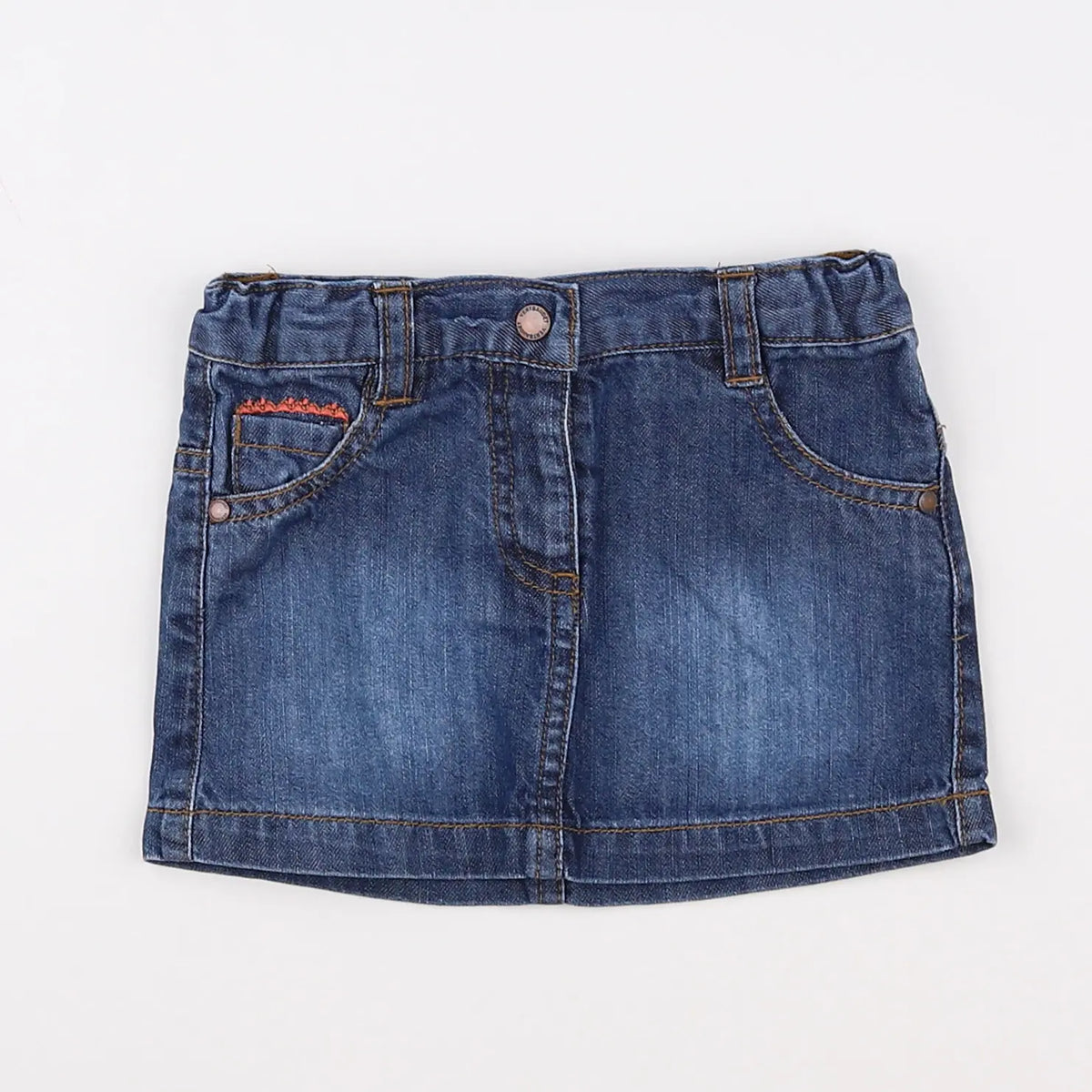 Vertbaudet - jupe bleu - 18 mois