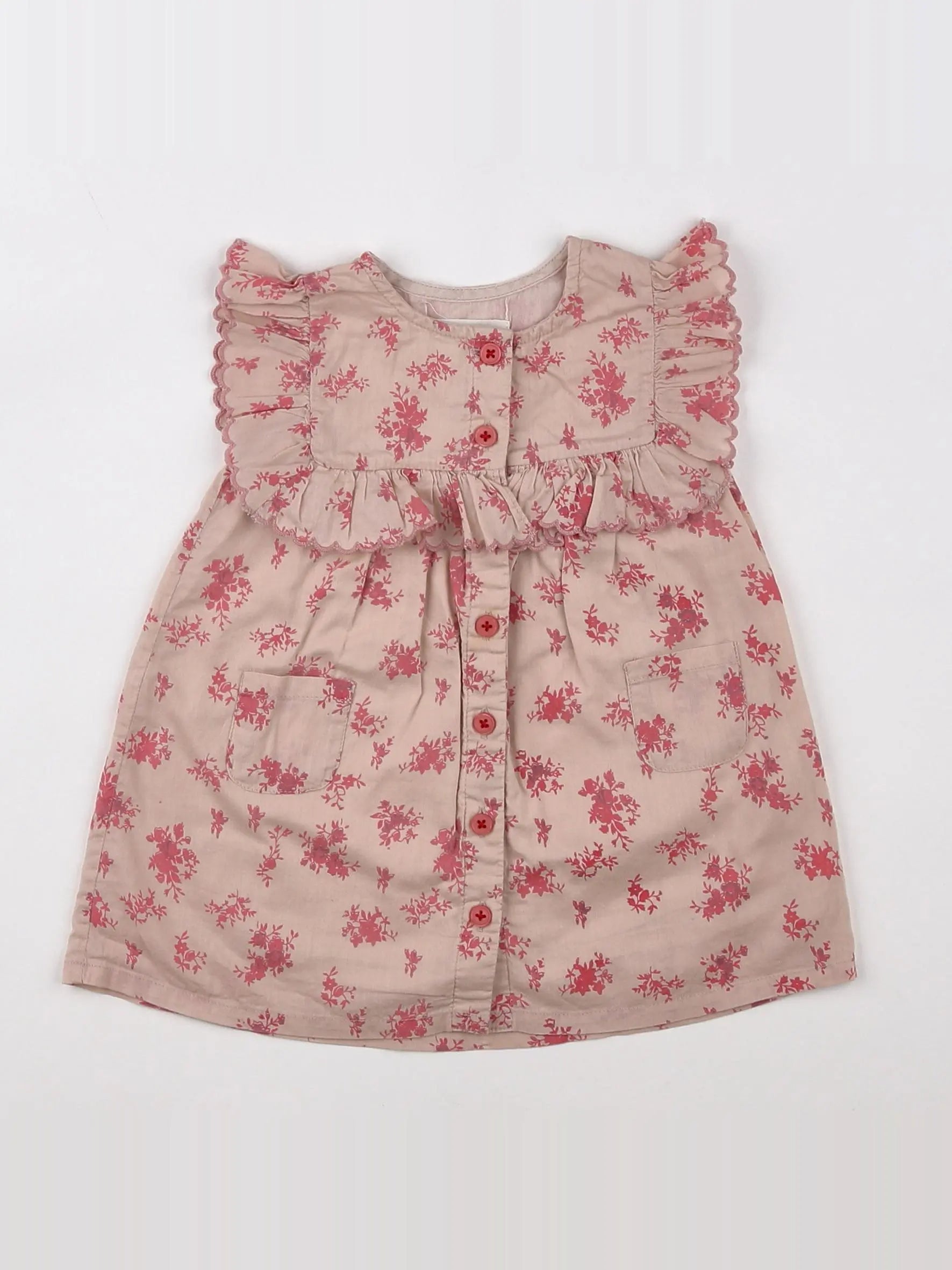 Louis Louise - robe rose - 3 mois