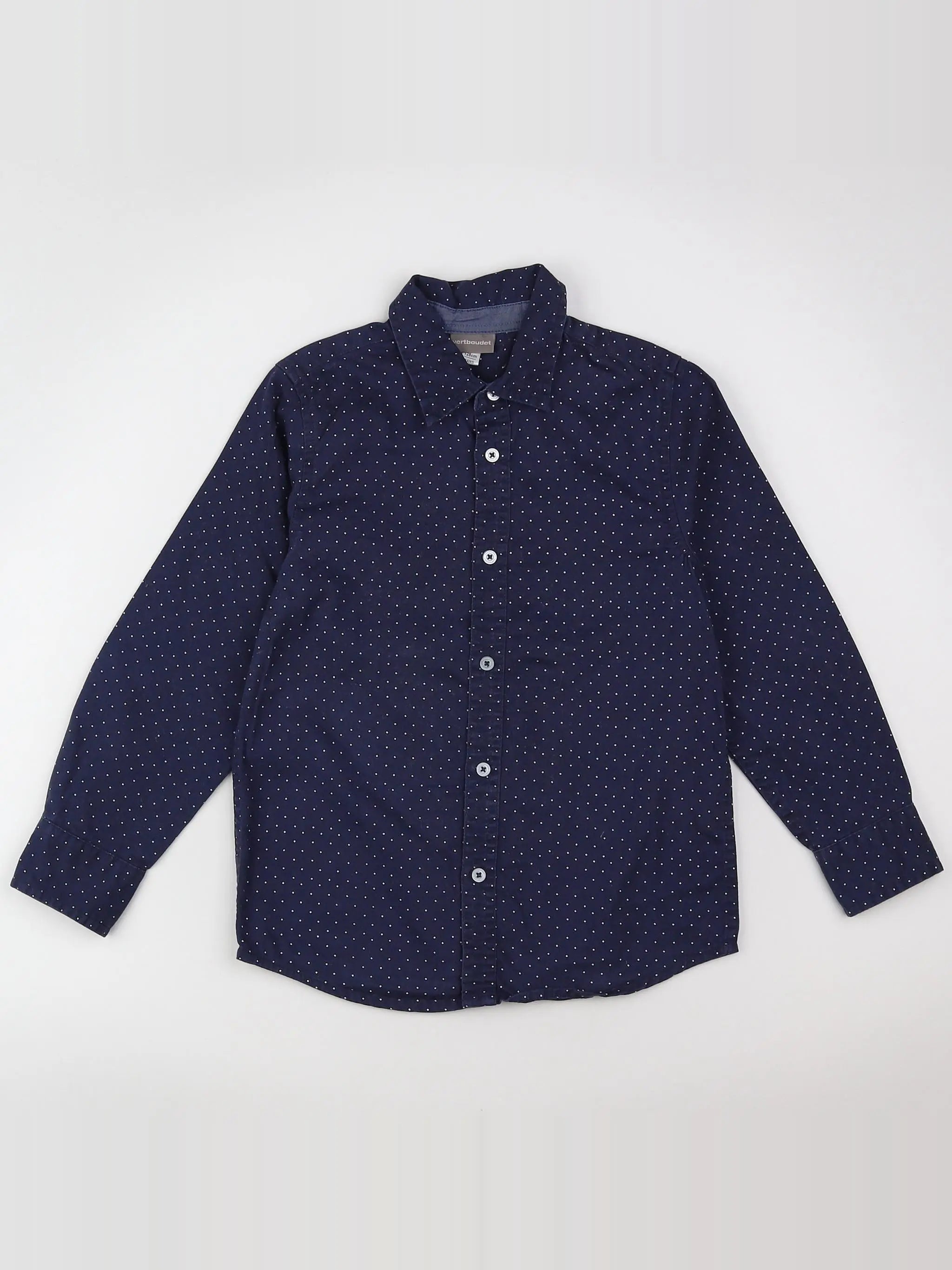 Vertbaudet - chemise bleu - 8 ans
