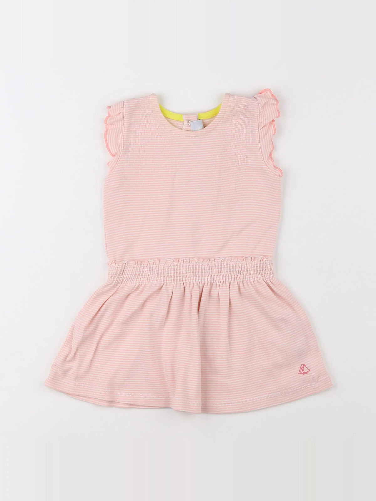 Petit Bateau - robe rose - 18 mois