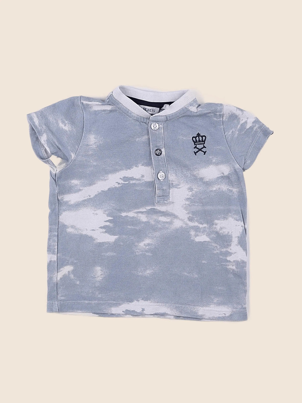 IKKS - tee-shirt bleu - 12 mois