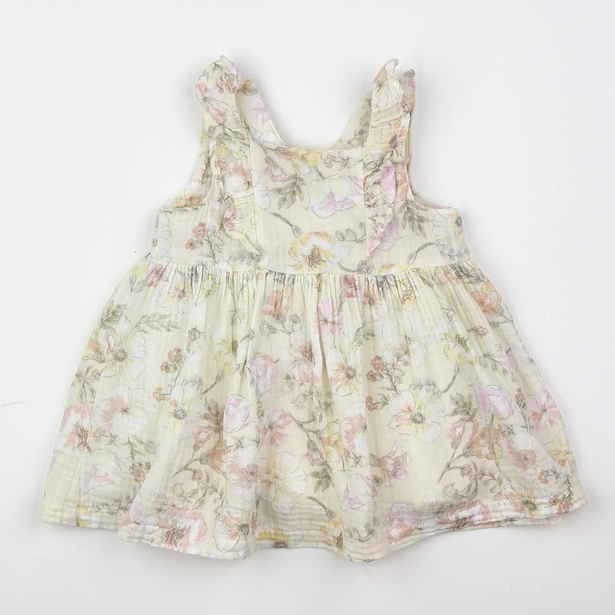 Vertbaudet - robe jaune - 18 mois