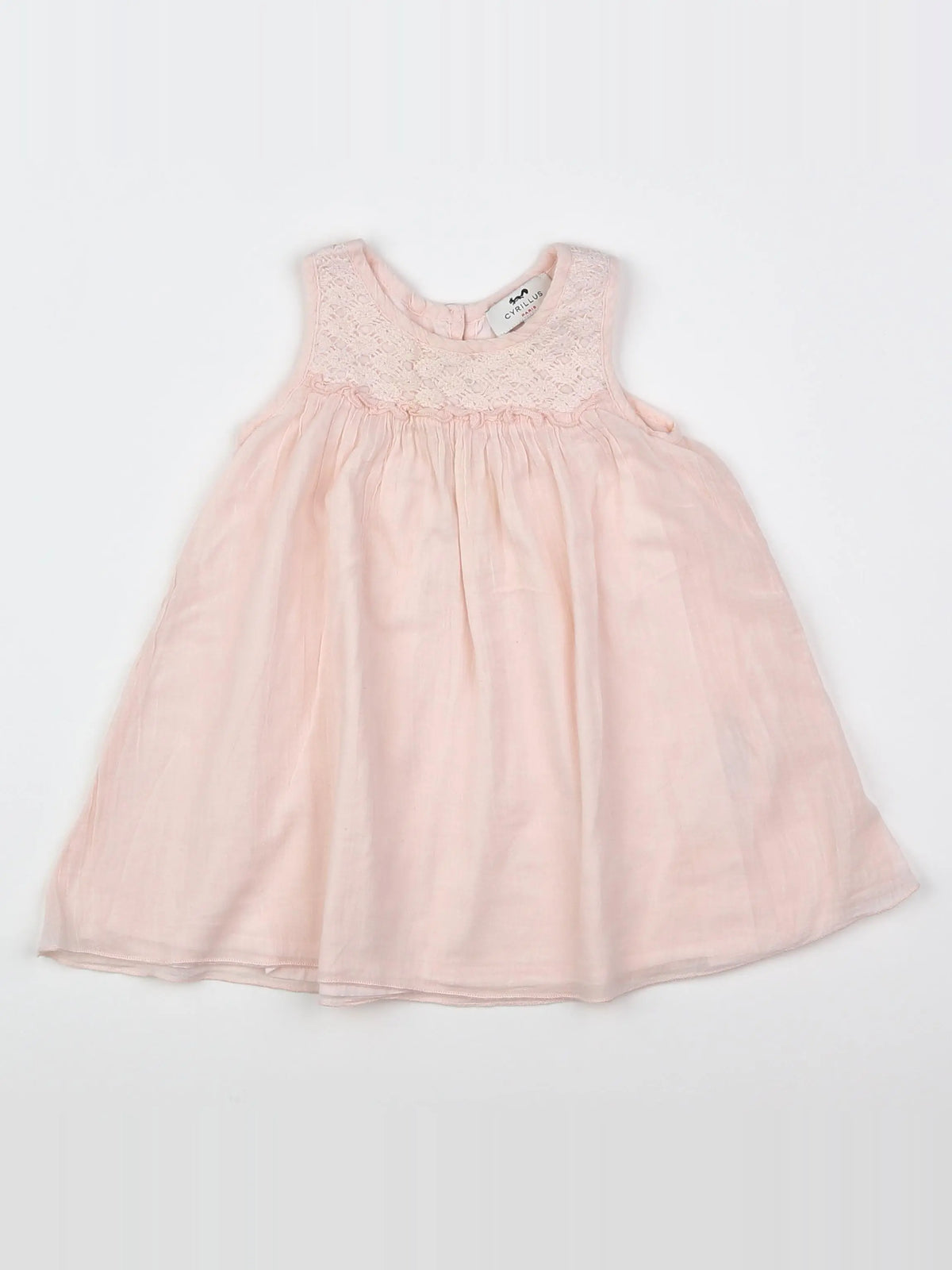 Cyrillus - robe rose - 6 mois