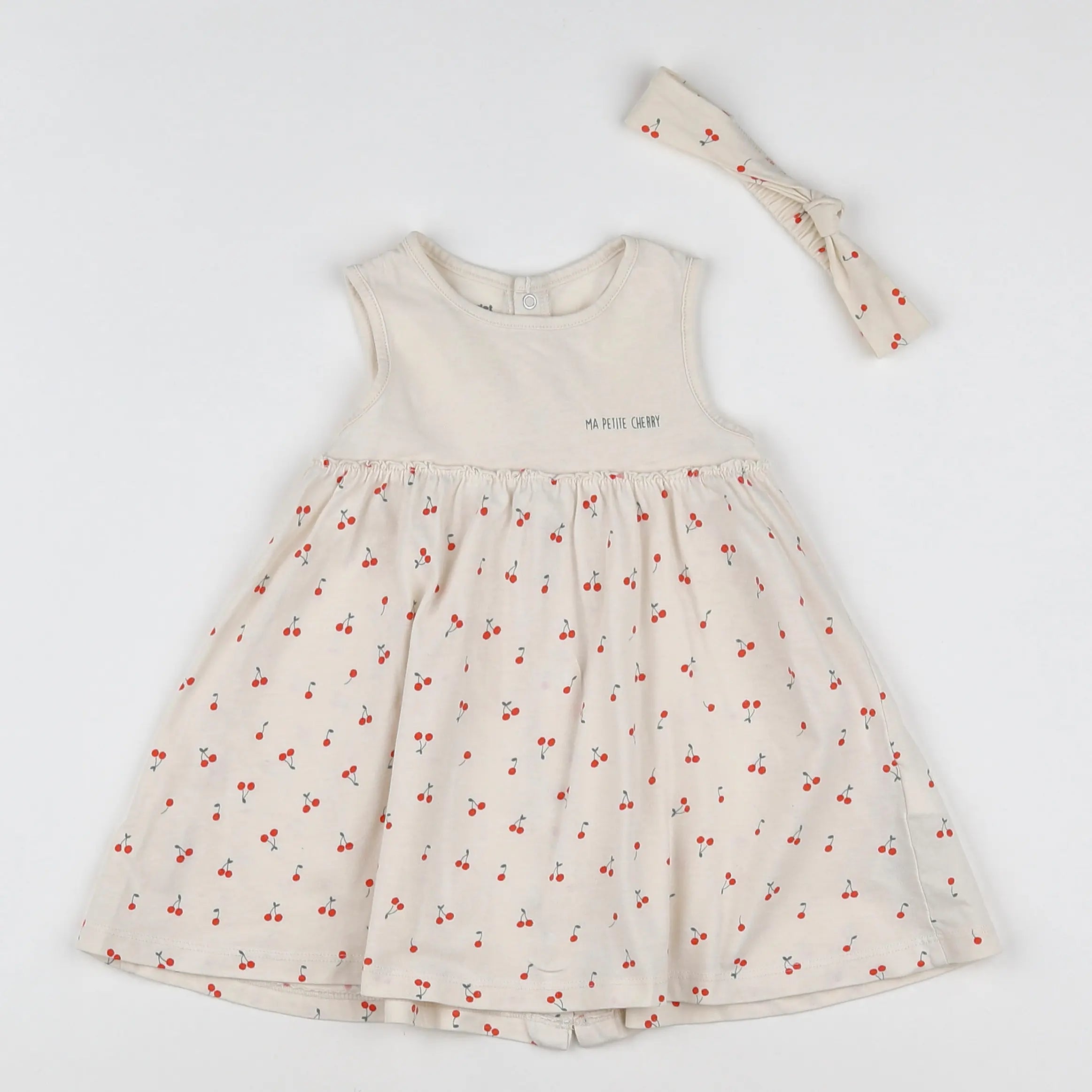 Vertbaudet - robe rose - 12 mois