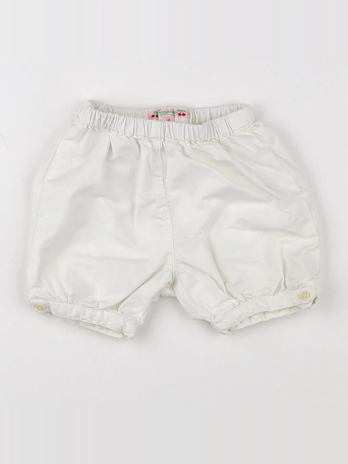 Bonpoint - short blanc - 6 mois