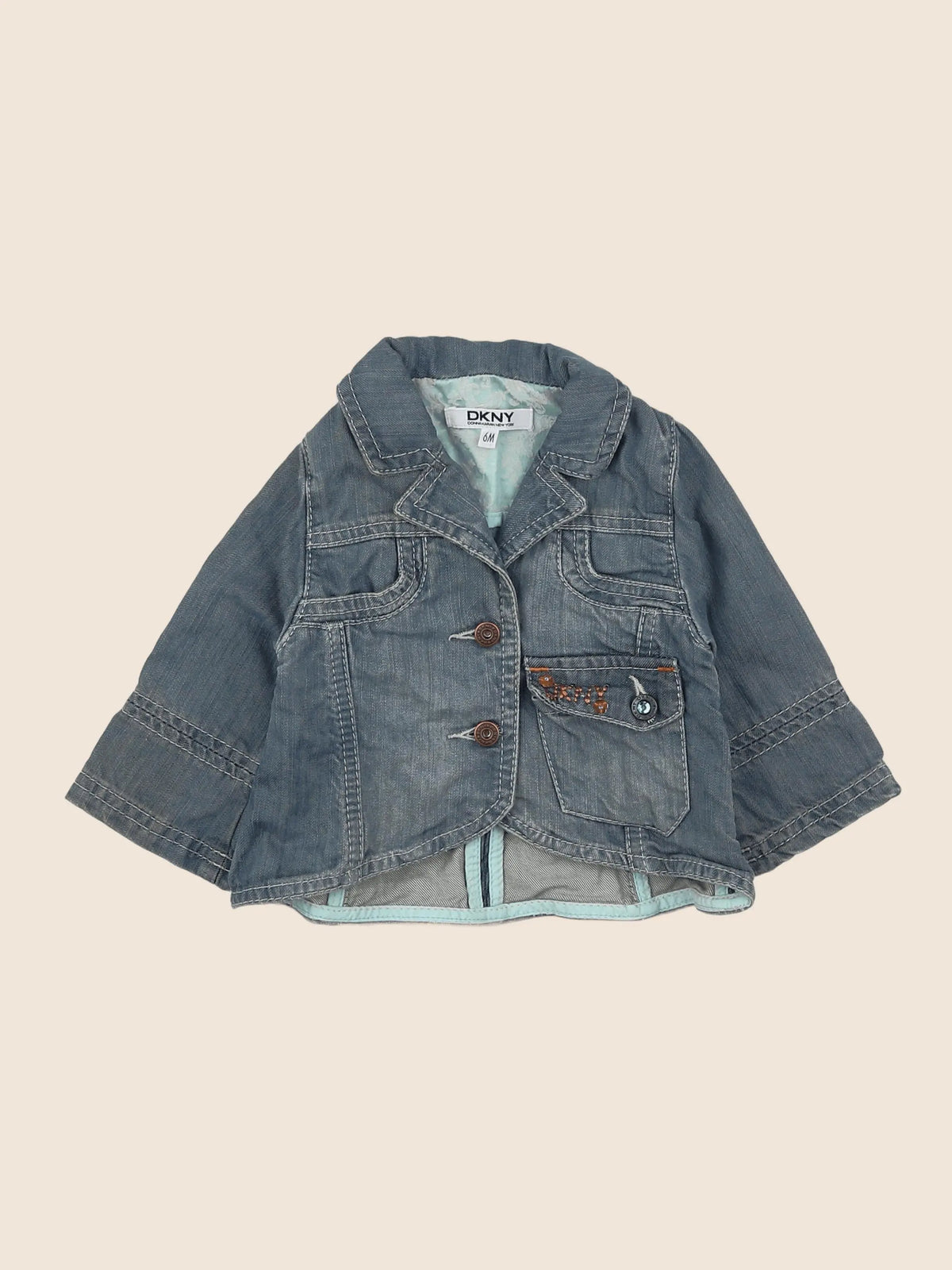 Dkny - veste bleu - 6 mois