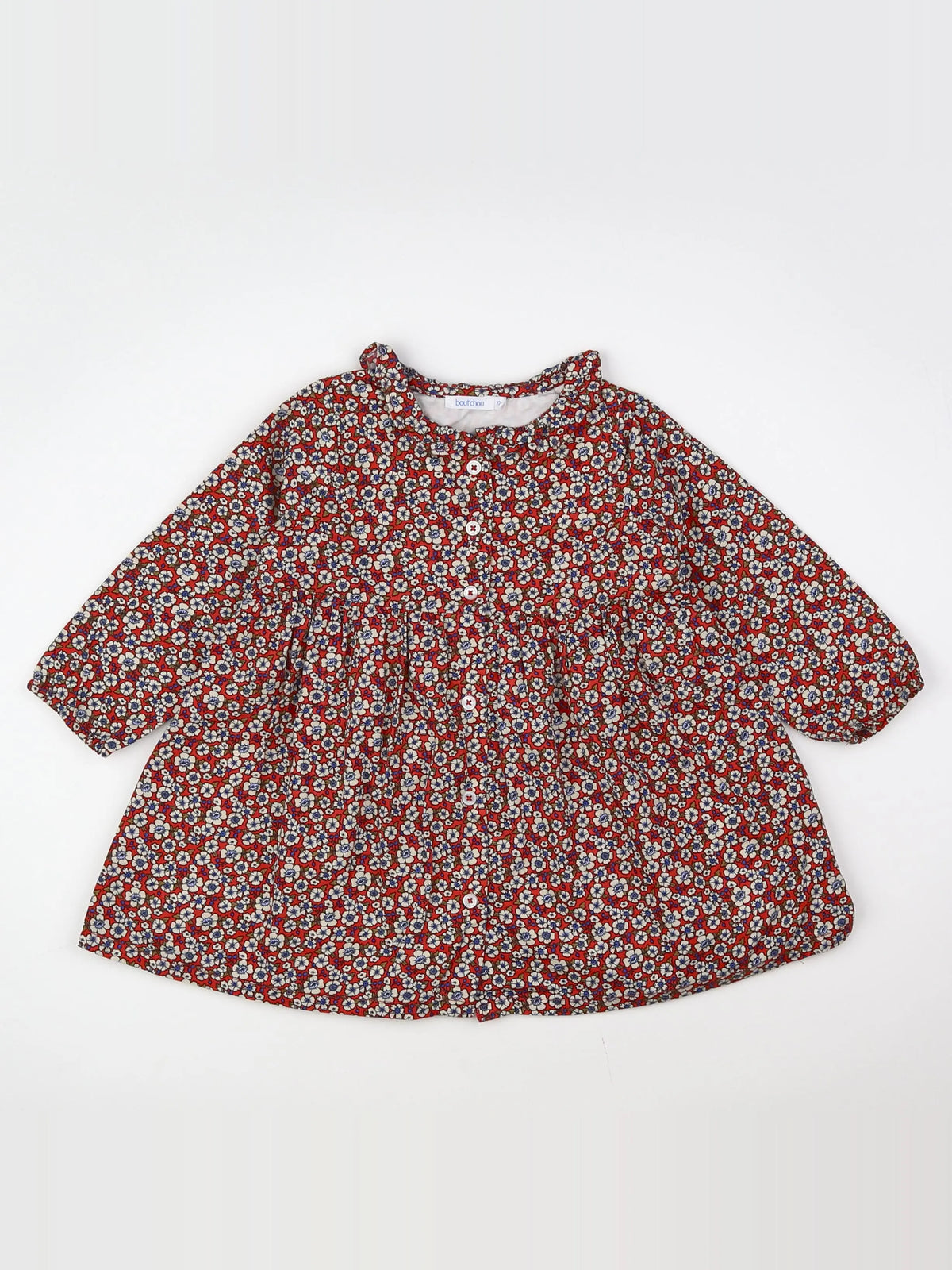 Boutchou - robe multicolore - 12 mois