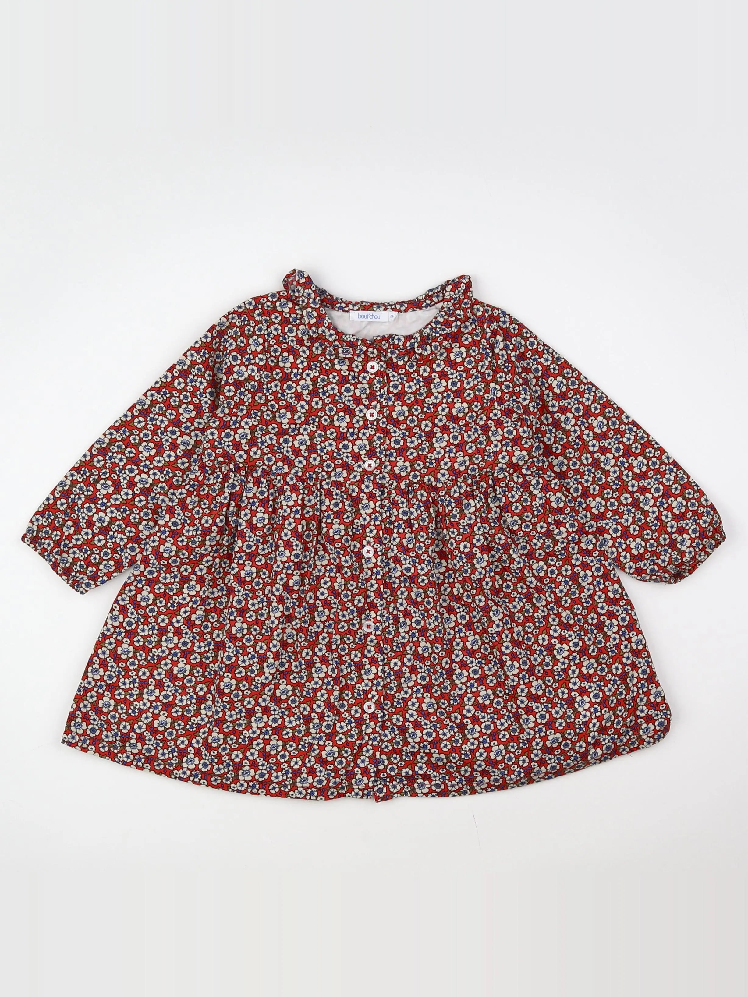 Boutchou - robe multicolore - 12 mois