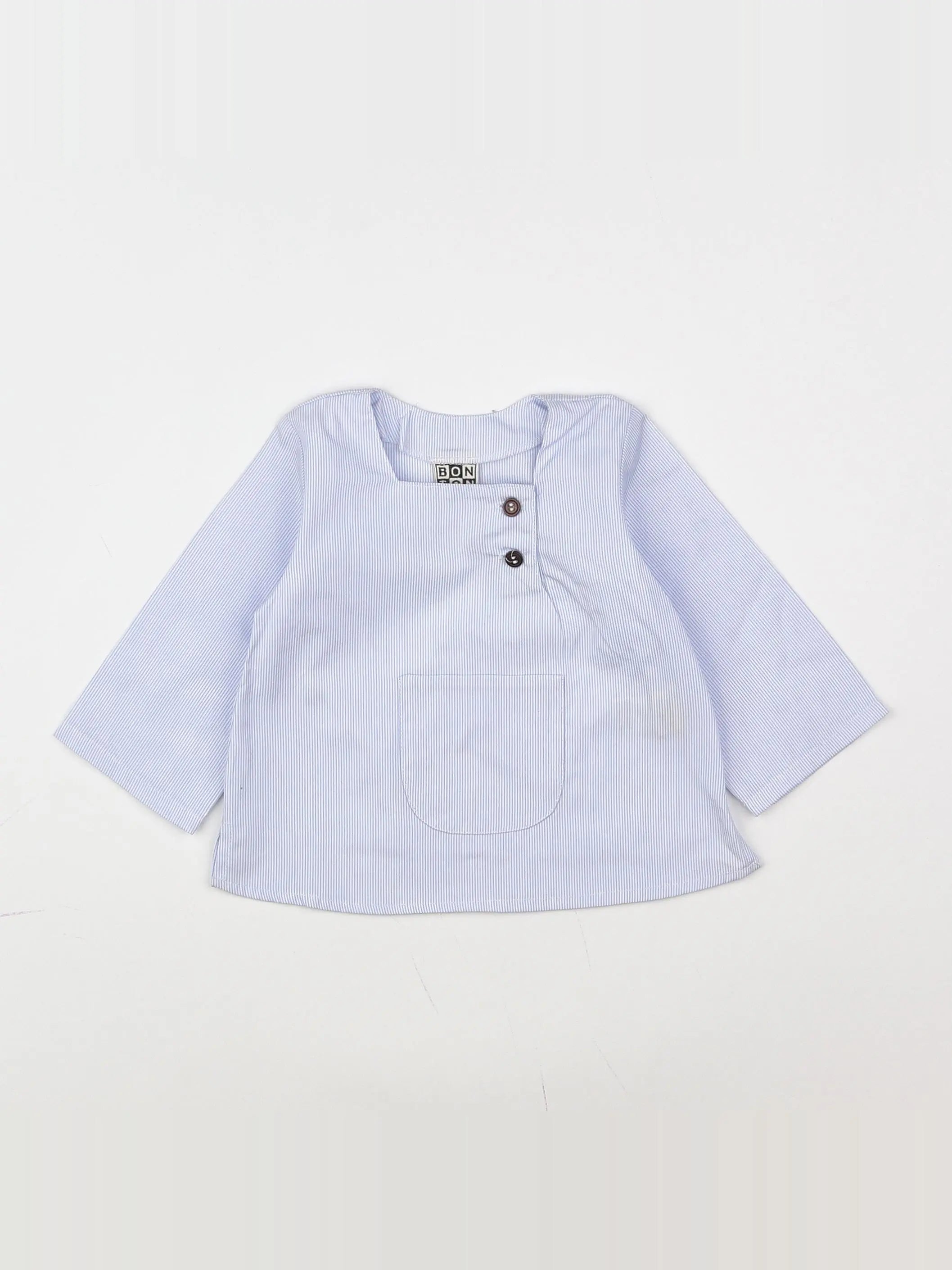 Bonton - blouse bleu - 6 mois