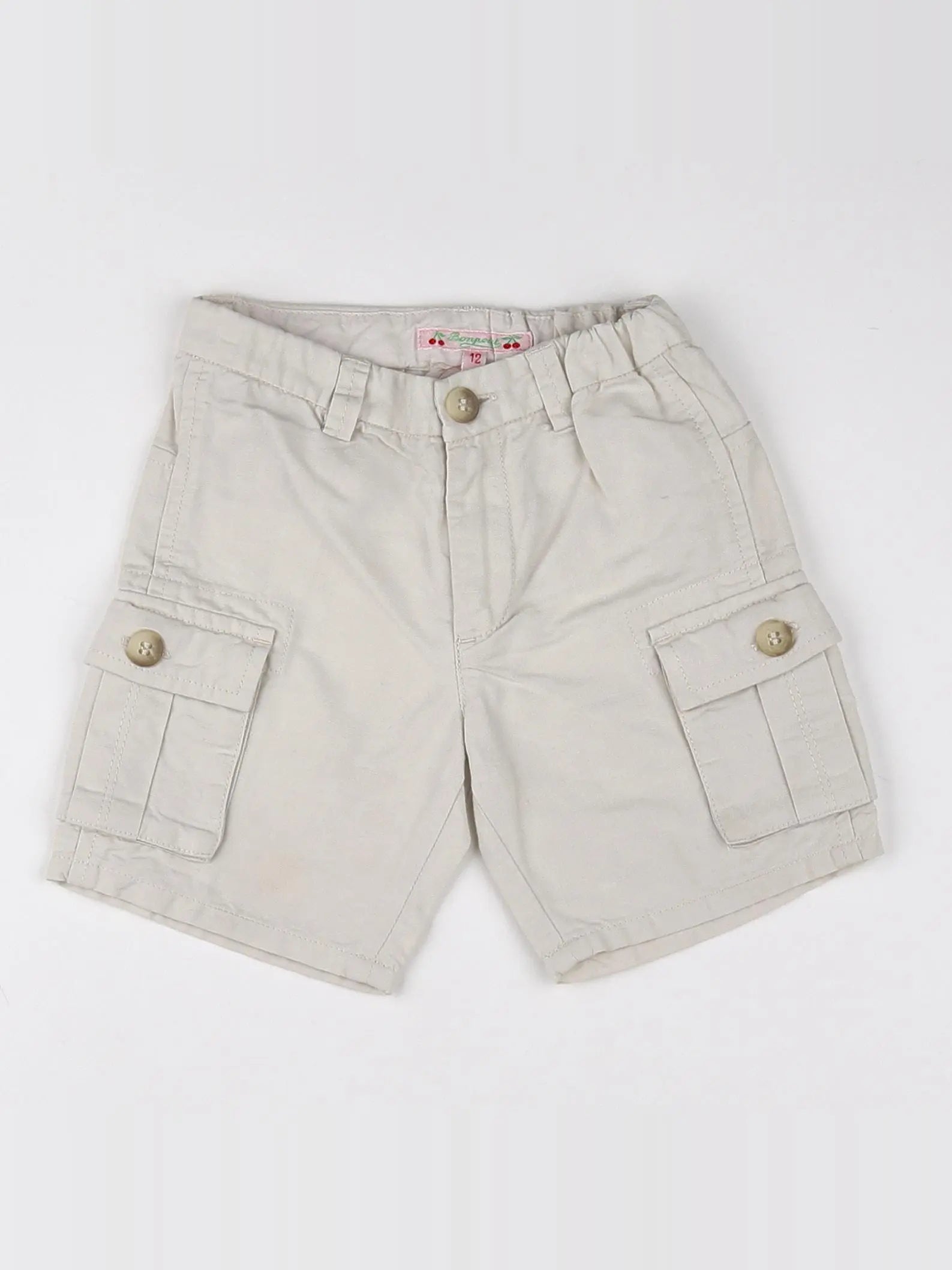 Bonpoint - short beige - 12 mois