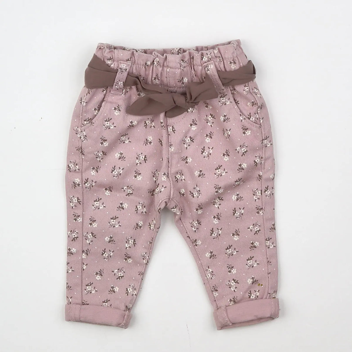 Vertbaudet - pantalon violet - 3 mois