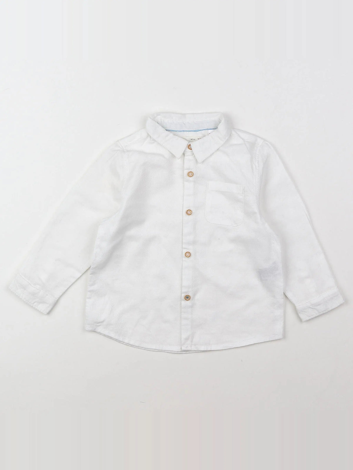 Zara - chemise blanc - 9/12 mois