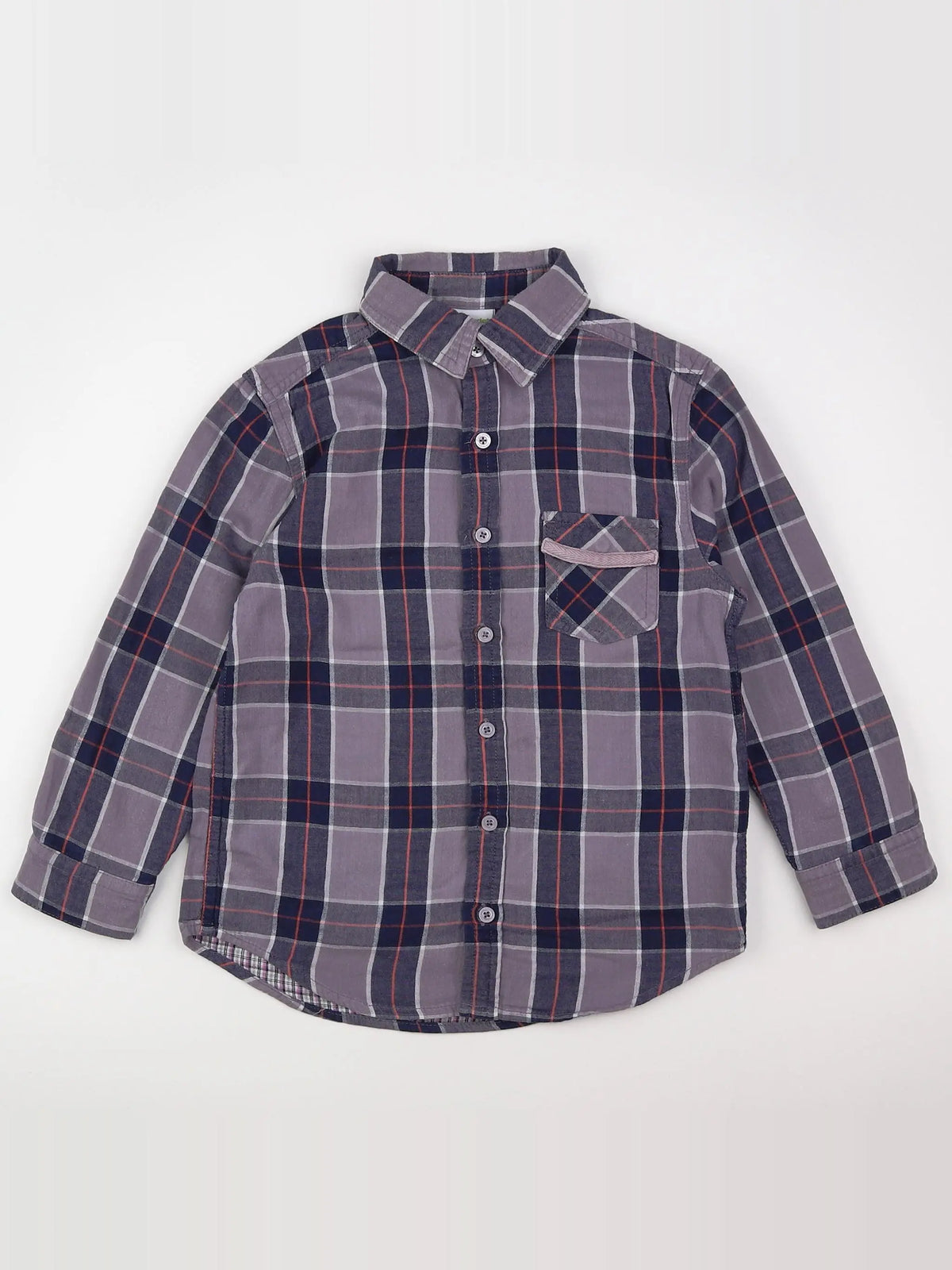 Vertbaudet - chemise multicolore - 6 ans