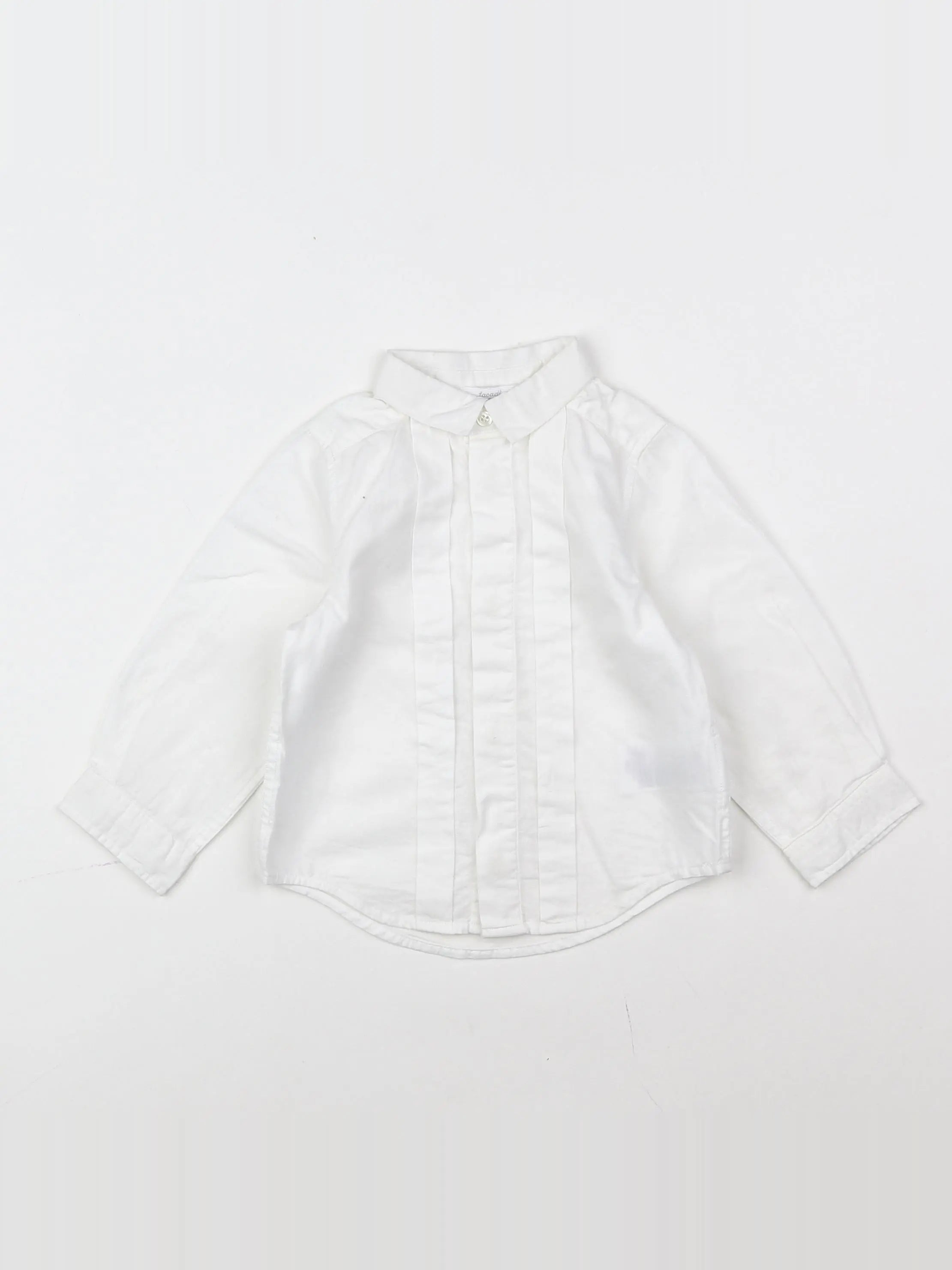 Jacadi - chemise blanc - 12 mois