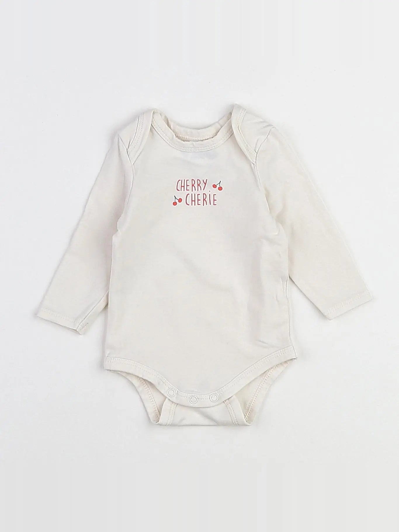 Tape à l'oeil - body beige - 1 mois