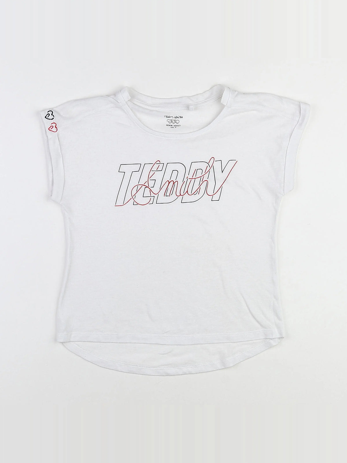 Teddy Smith - tee-shirt blanc - 10 ans