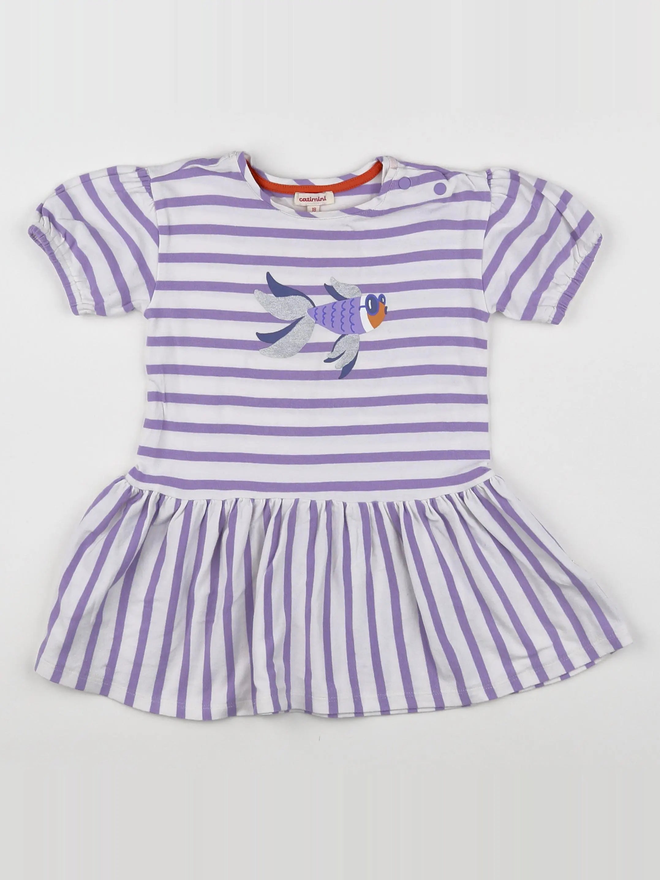 Catimini - robe blanc - 18 mois