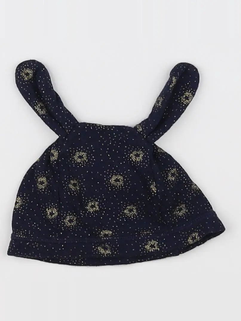 Petit Bateau - bonnet bleu, or - 12 mois