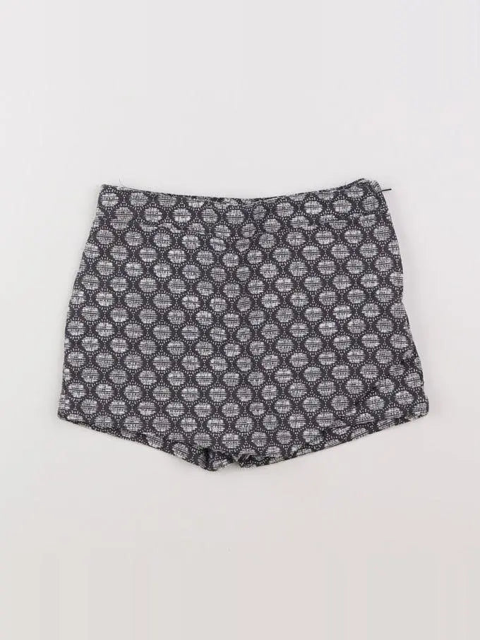 Vertbaudet - jupe short gris, beige - 6 ans