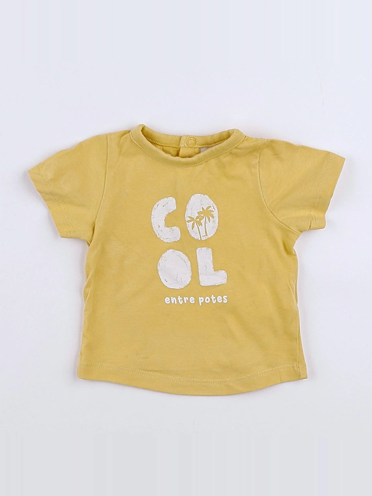 Tape à l'oeil - tee-shirt jaune - 3 mois