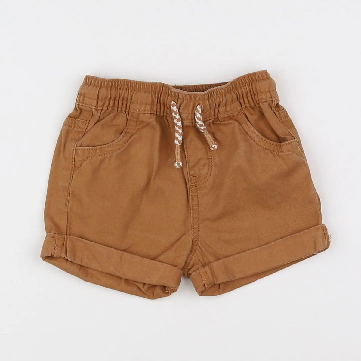 Vertbaudet - short marron - 12 mois