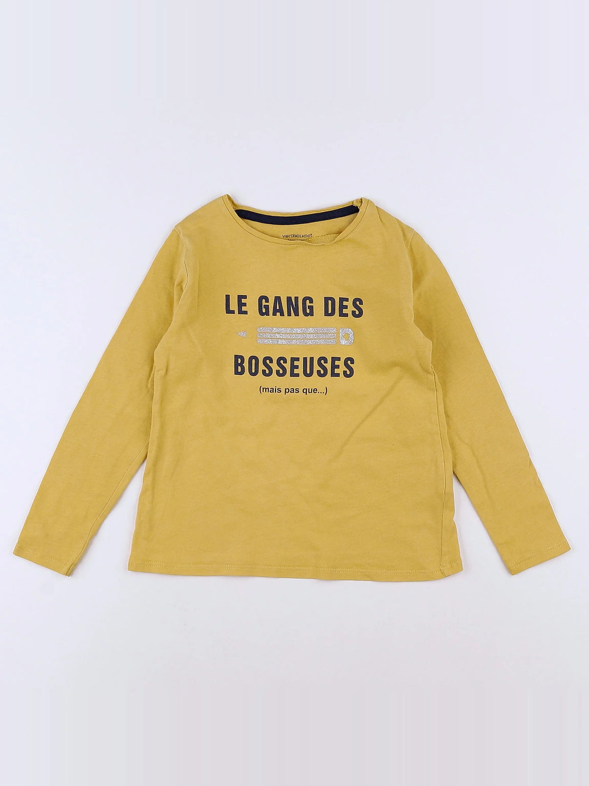Vertbaudet - tee-shirt jaune - 5 ans