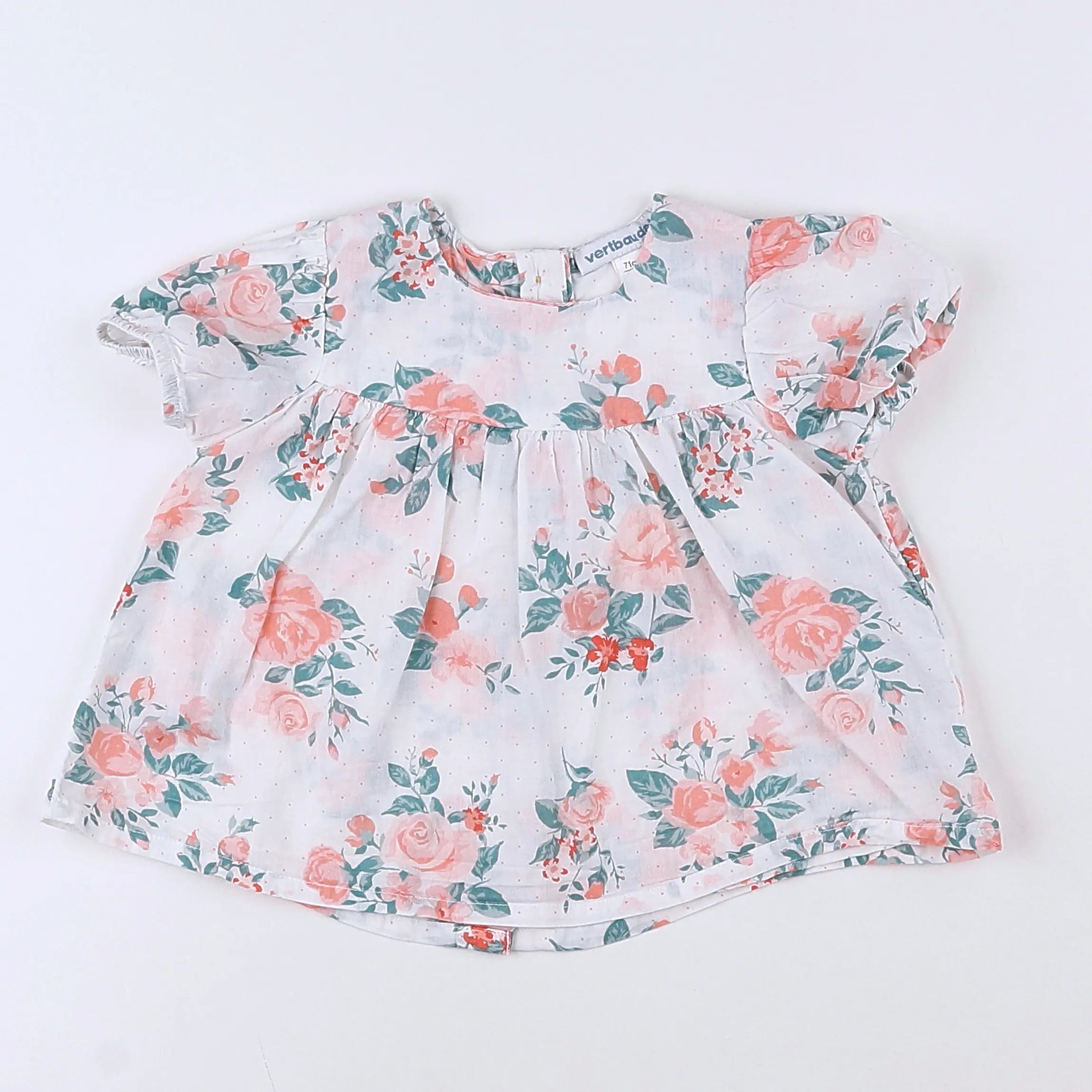 Vertbaudet - blouse multicolore - 9 mois
