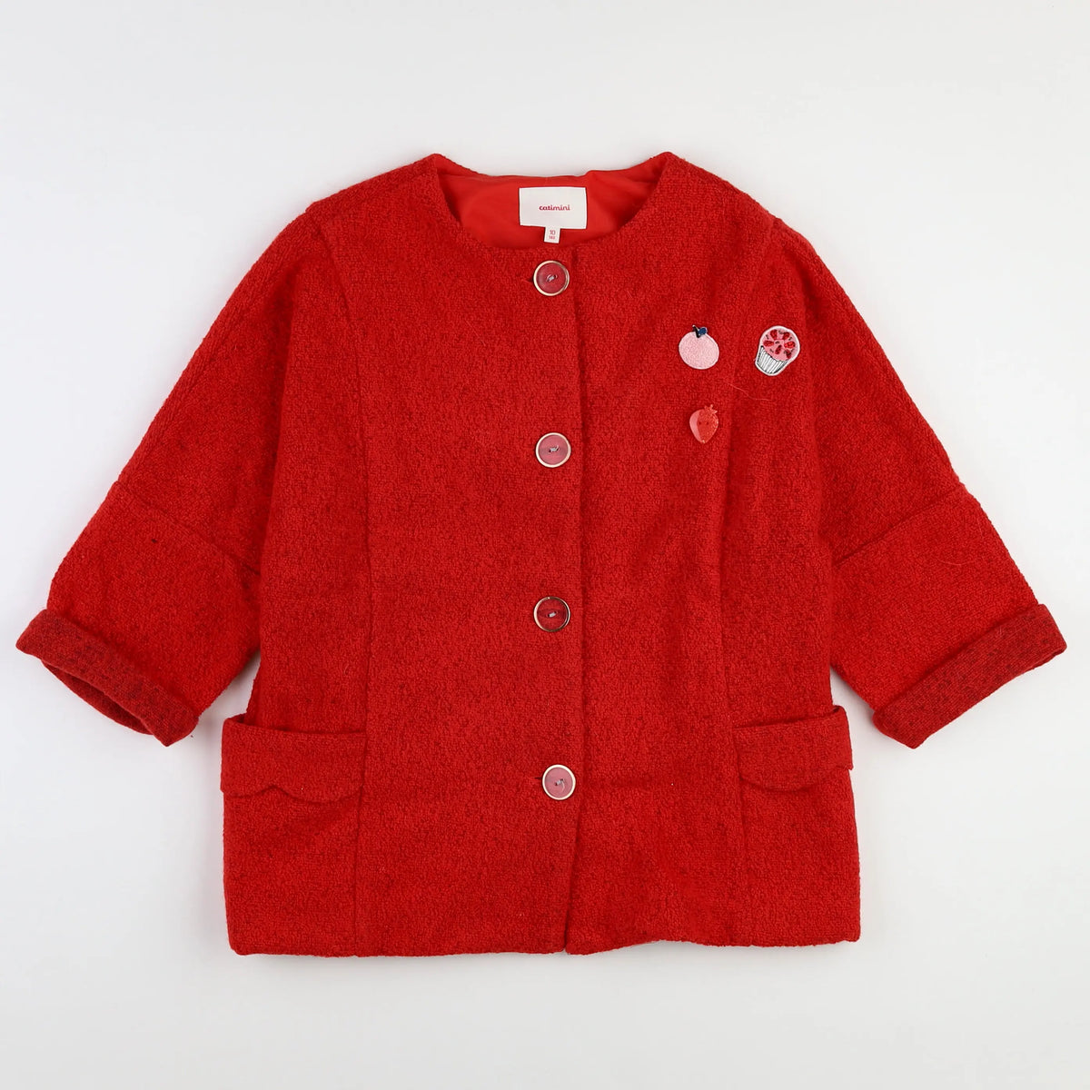 Catimini - manteau rouge - 10 ans