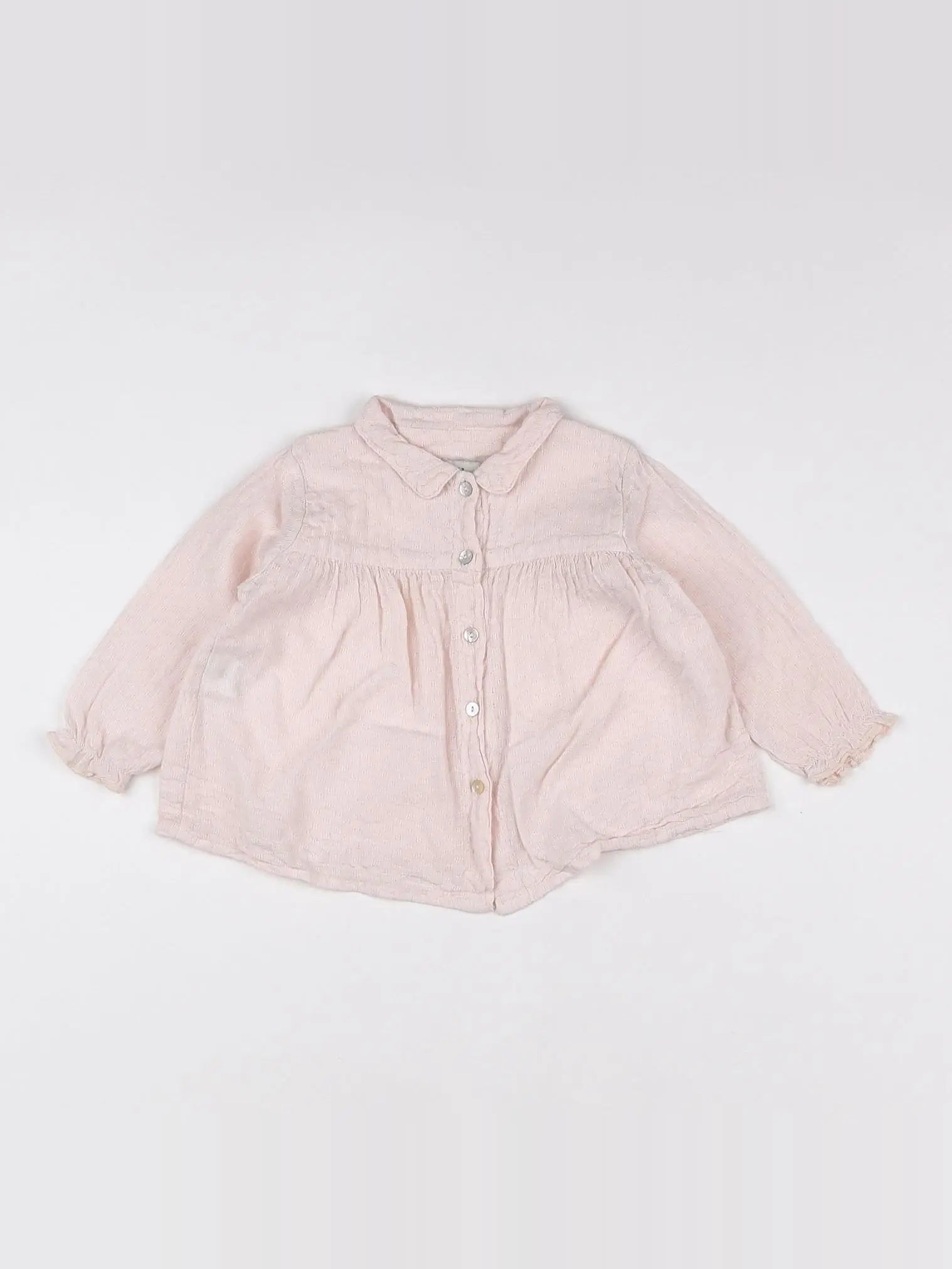 Buho - blouse rose - 6 mois