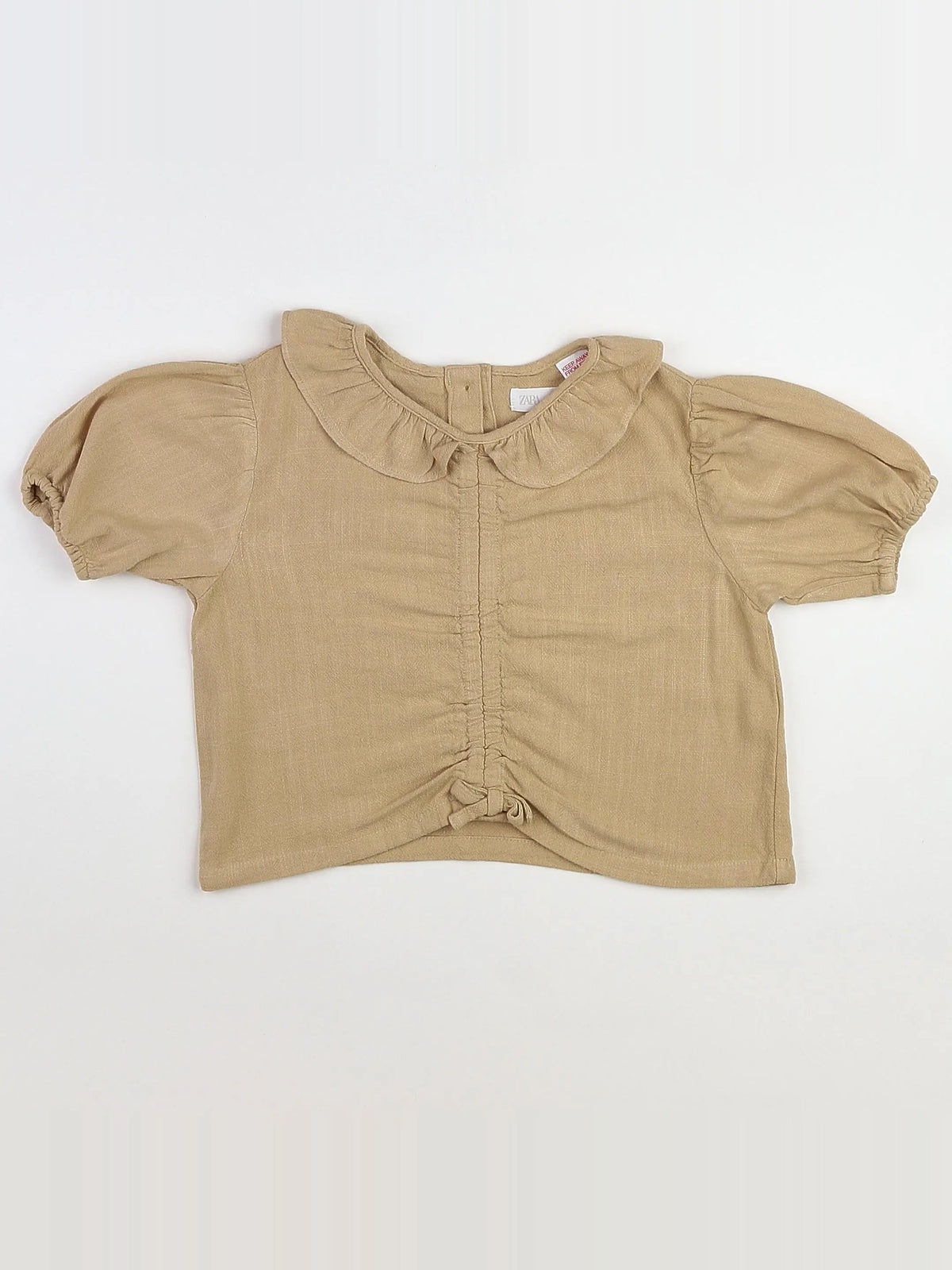 Zara - blouse marron - 9/12 mois