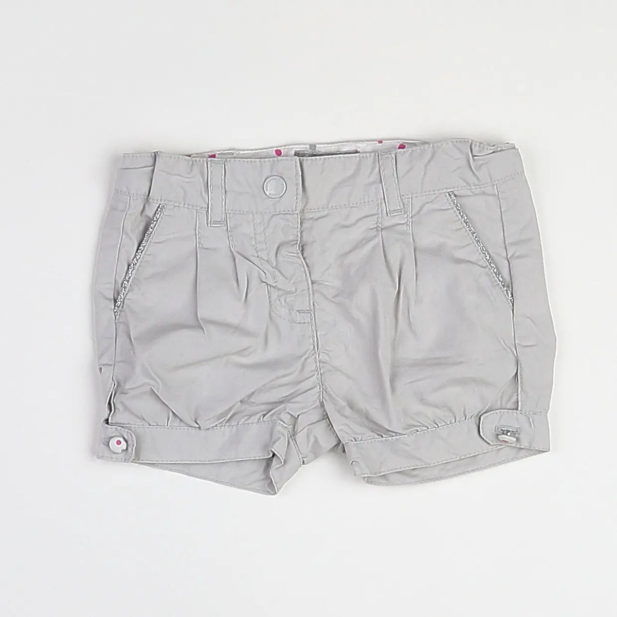 Vertbaudet - short gris - 6 mois