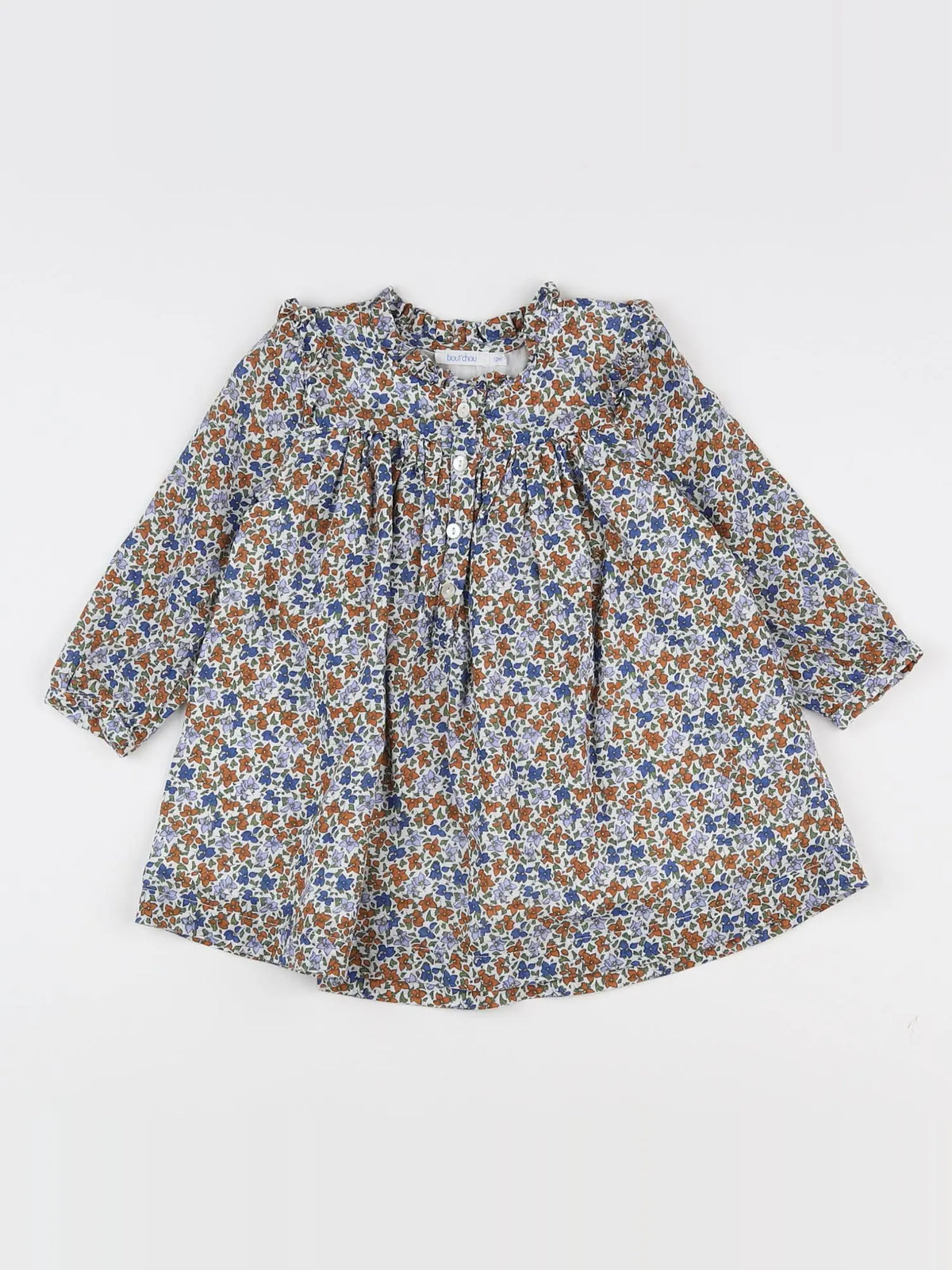 Boutchou - robe multicolore - 12 mois