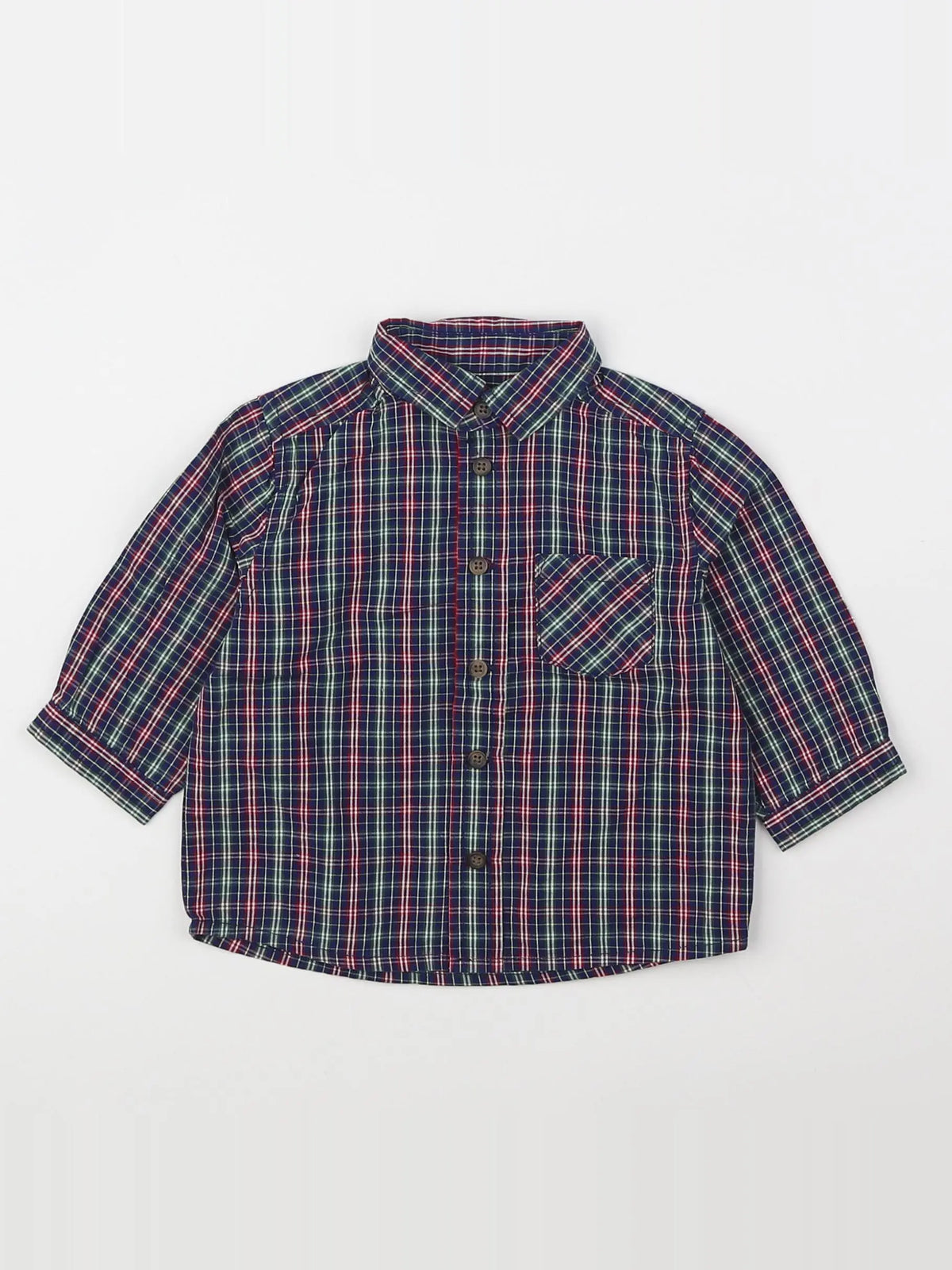 Boutchou - chemise multicolore - 6 mois
