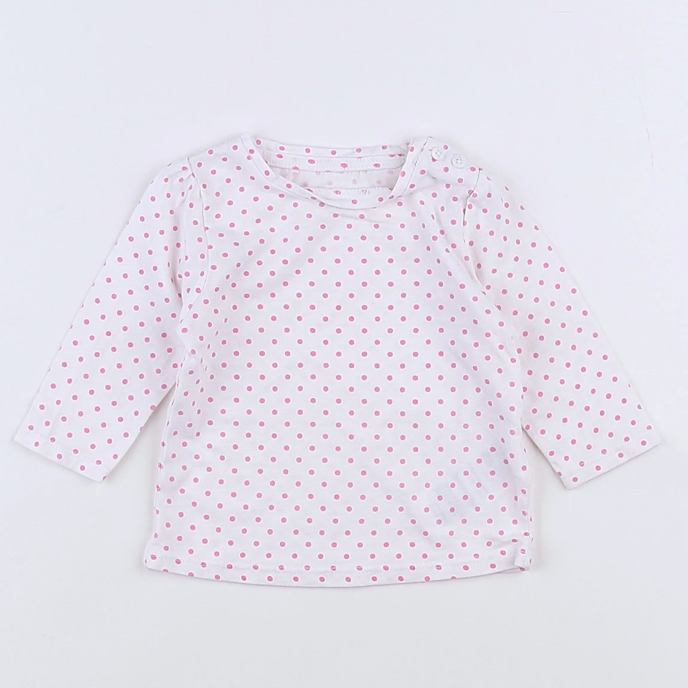Vertbaudet - tee-shirt rose - 3 mois