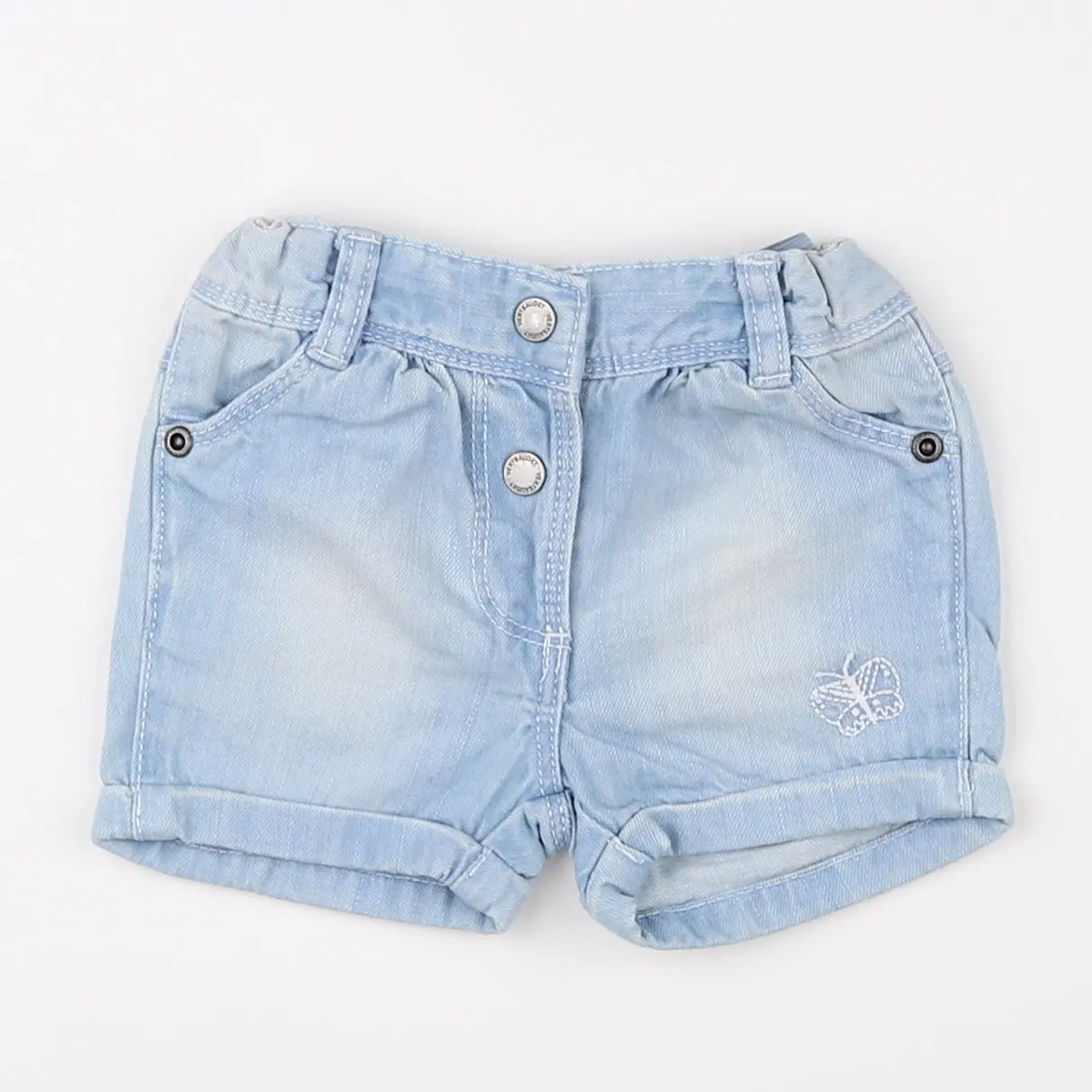 Vertbaudet - short bleu - 3 mois