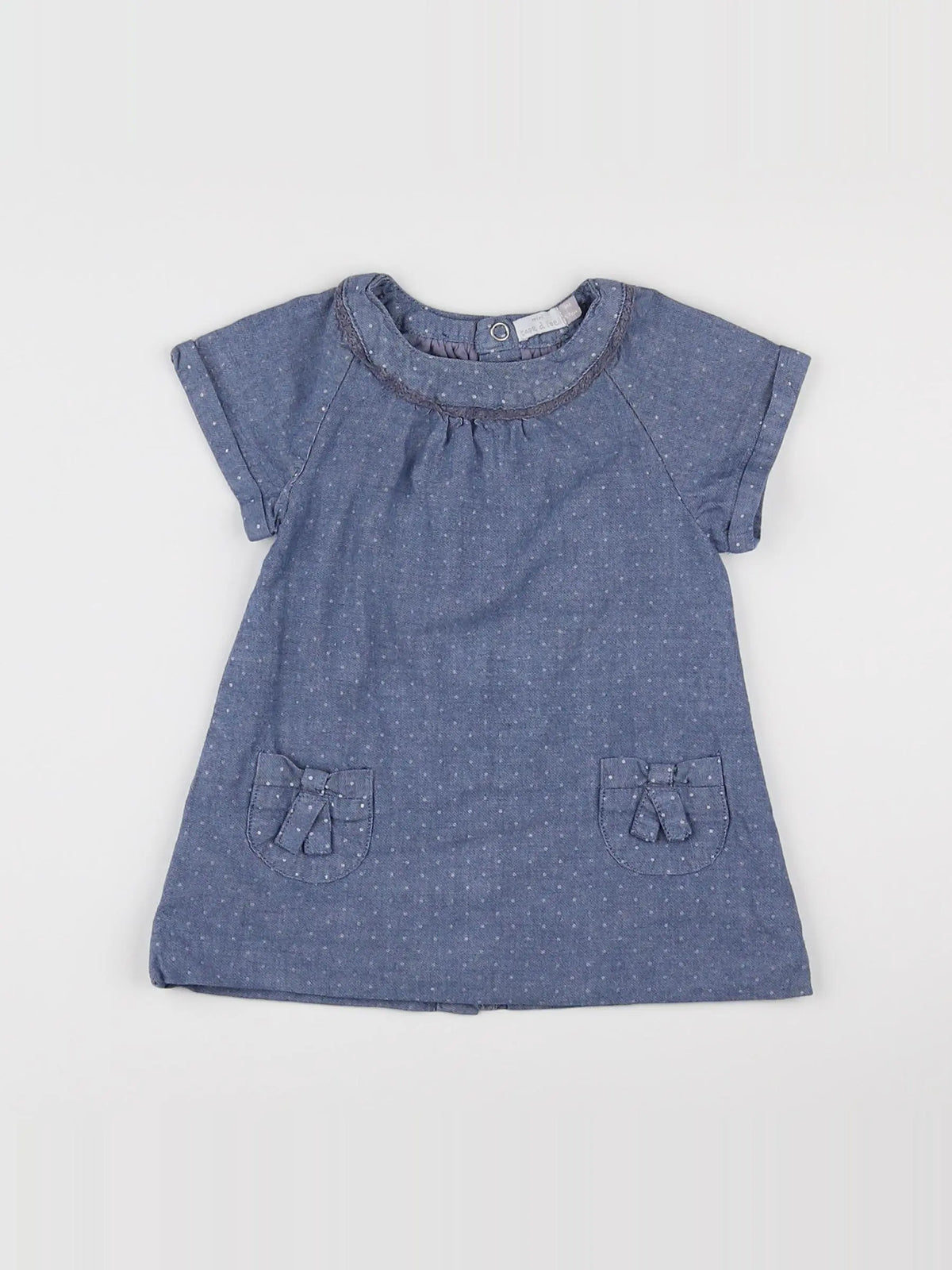 Tape à l'oeil - robe bleu - 3 mois