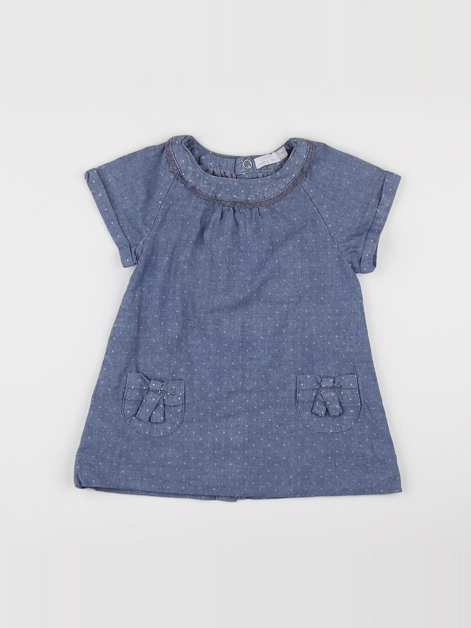Tape à l'oeil - robe bleu - 3 mois