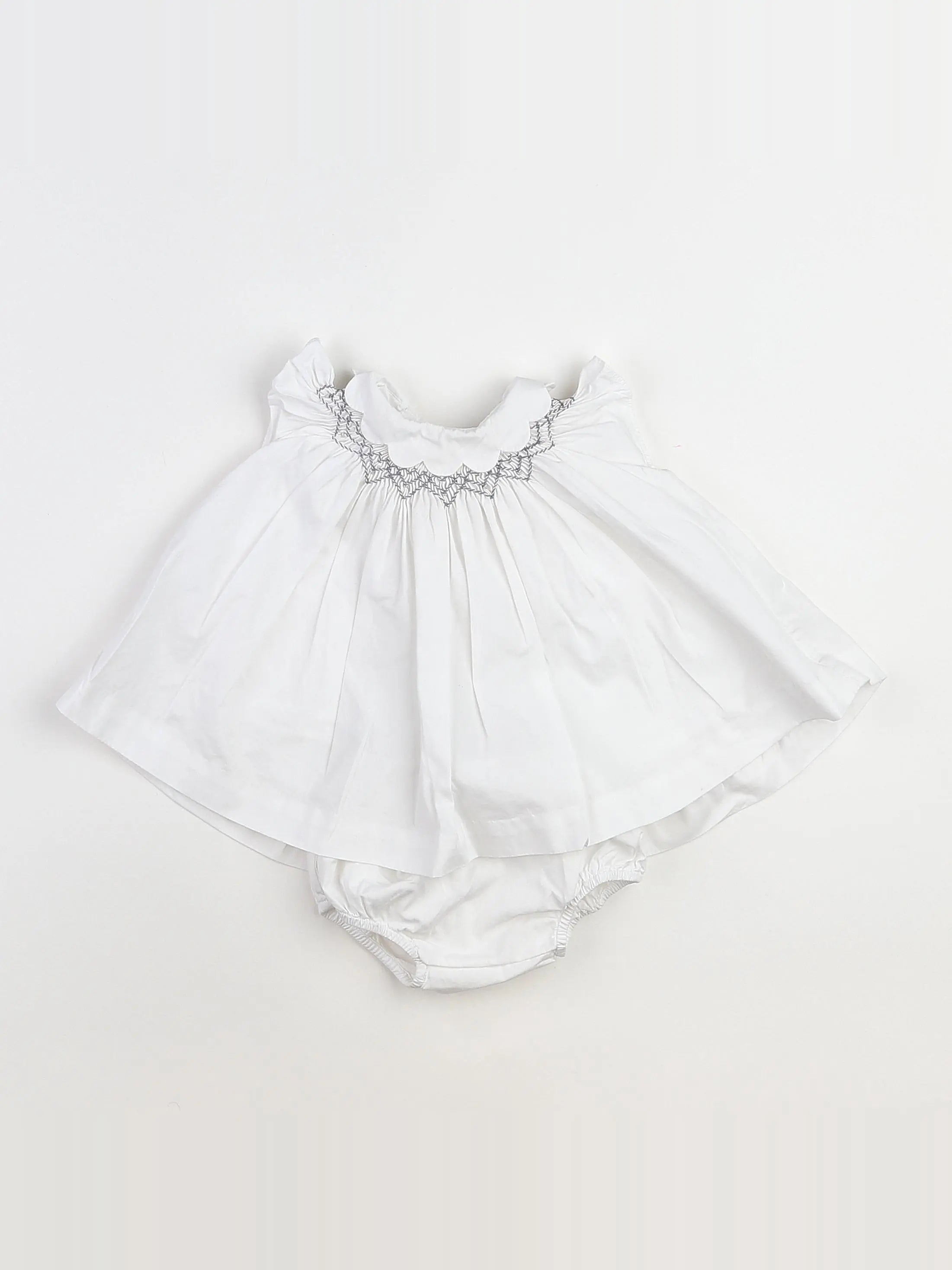 Jacadi - robe blanc - 3 mois