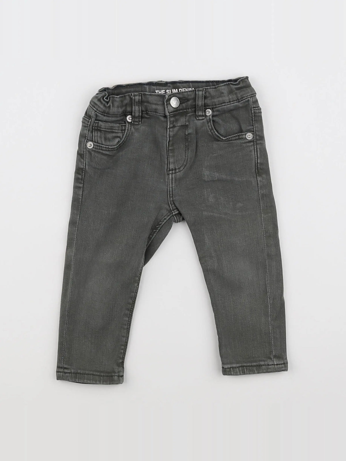 Zara - jean vert - 9/12 mois
