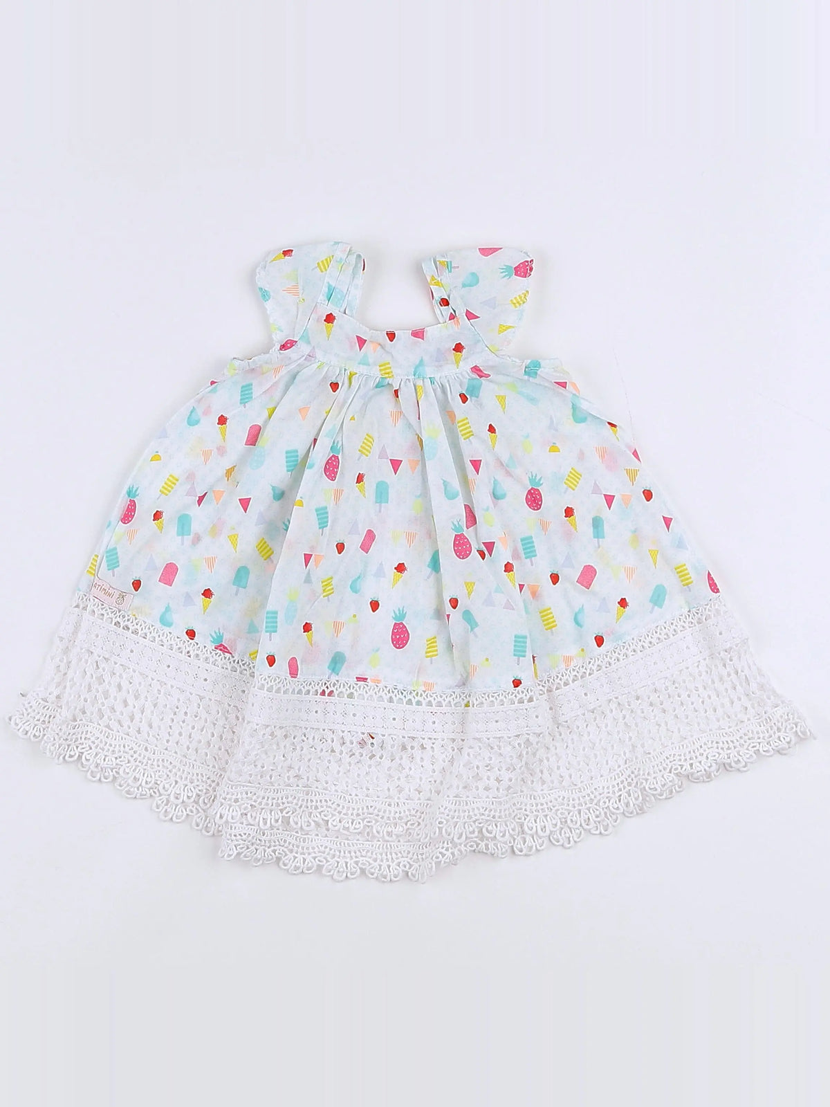 Catimini - robe blanc - 3 mois
