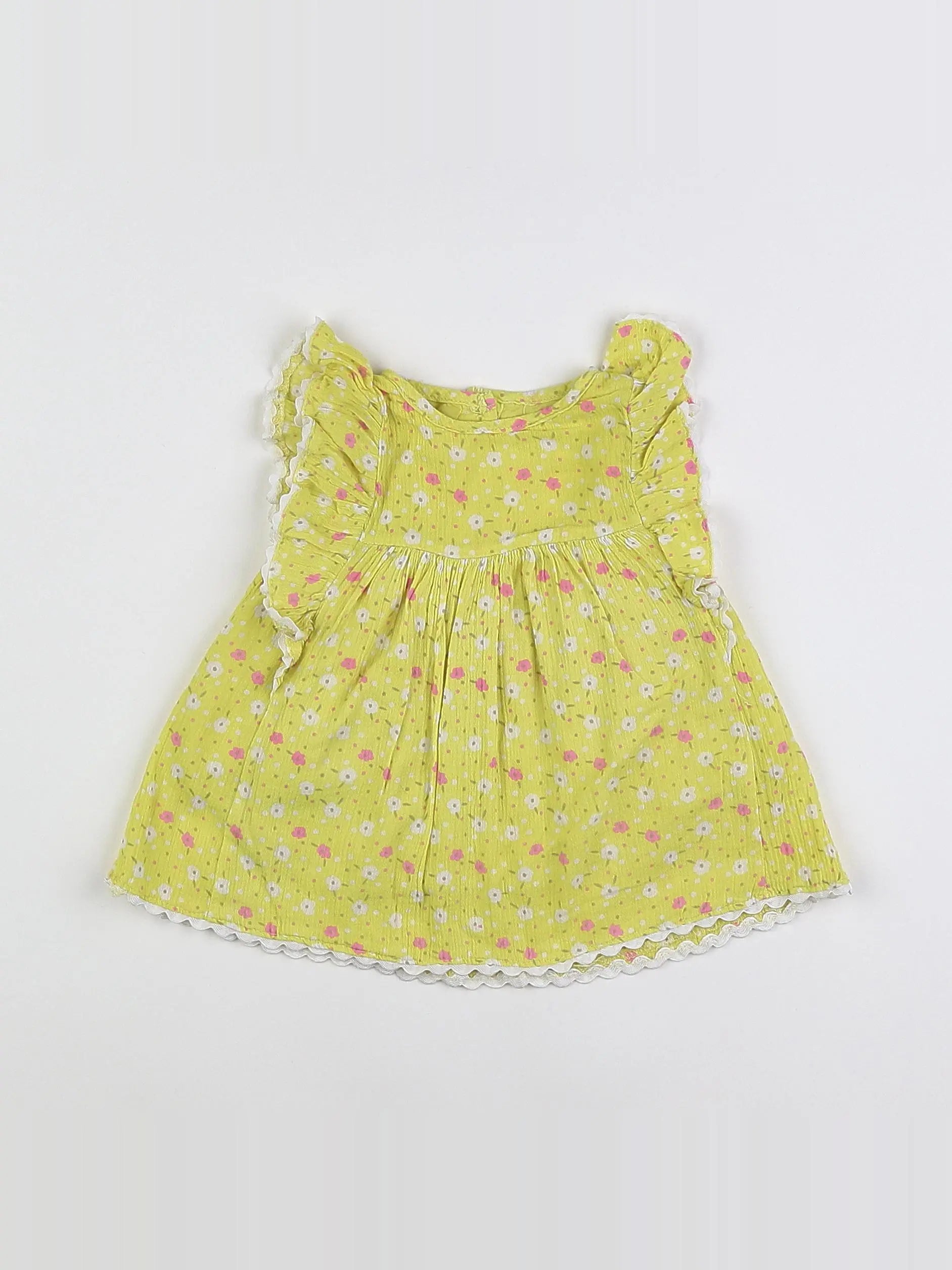Vertbaudet - robe jaune - 3 mois
